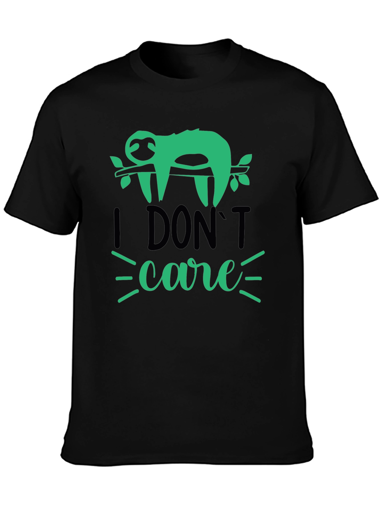 I Dont Care Sloth T-Shirt - Funny Graphic Tee