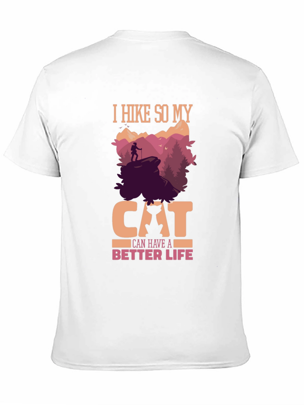 Hiking Cat Lover T-Shirt - Better Life Design