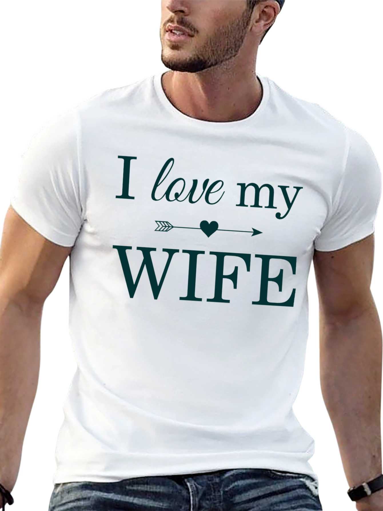 I Love My Wife Graphic Tee - Husband Gift