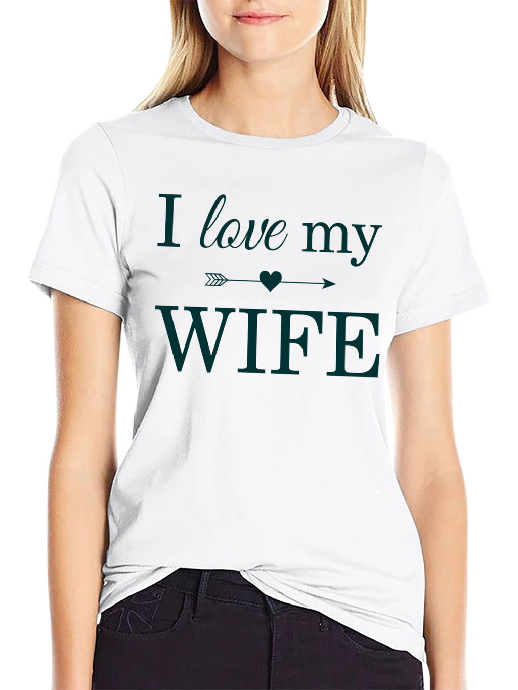 I Love My Wife Graphic Tee - Husband Gift