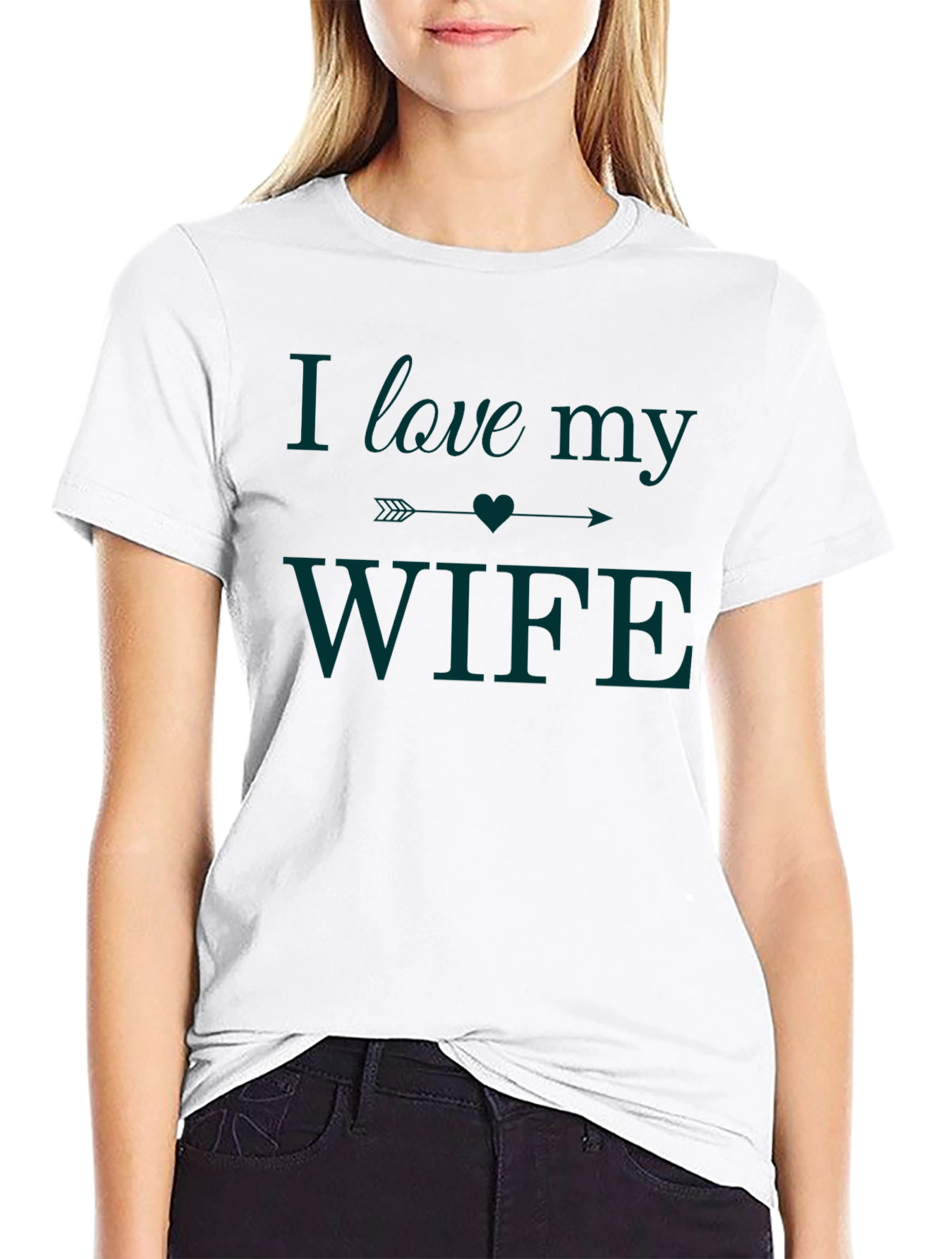 I Love My Wife Graphic Tee - Husband Gift
