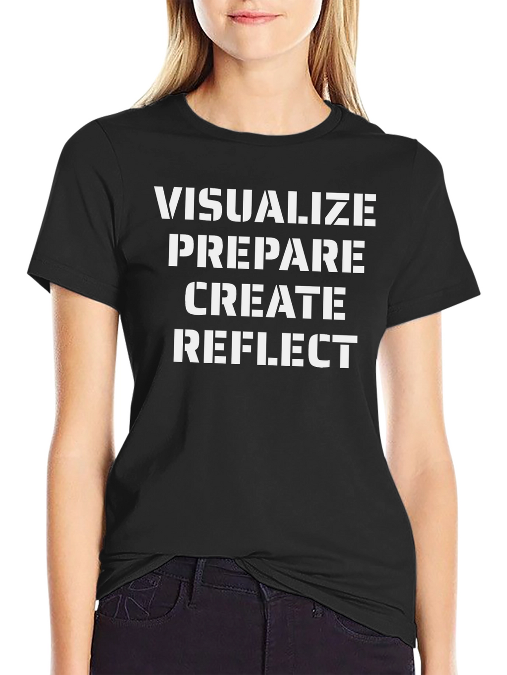 Visualize Prepare Reflect Graphic Tee