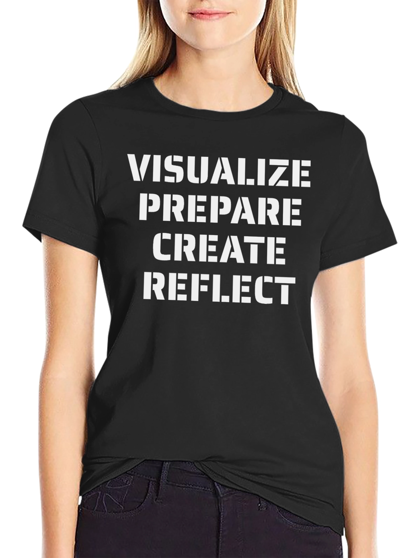 Visualize Prepare Reflect Graphic Tee