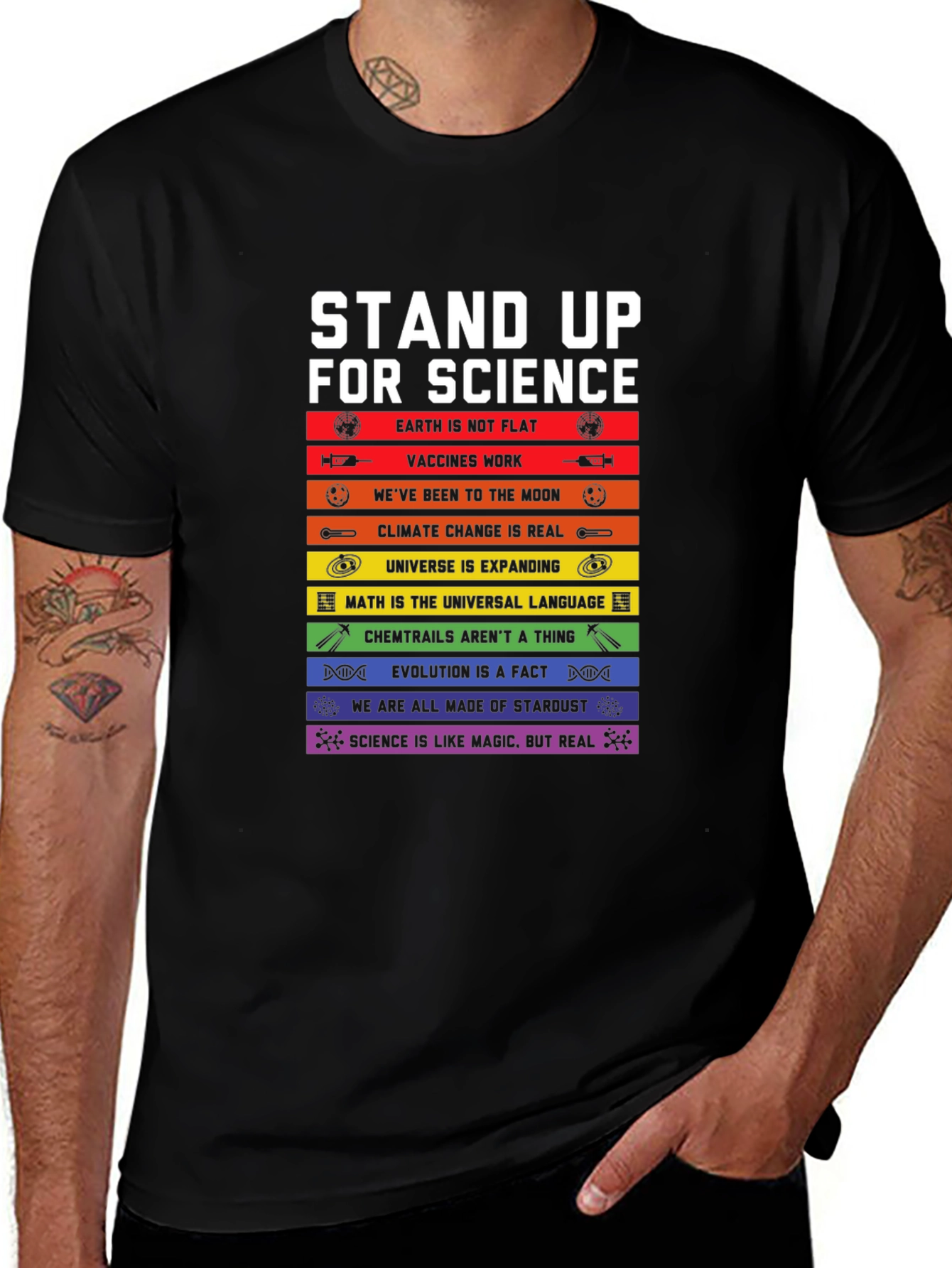 Stand Up For Science Graphic T-Shirt