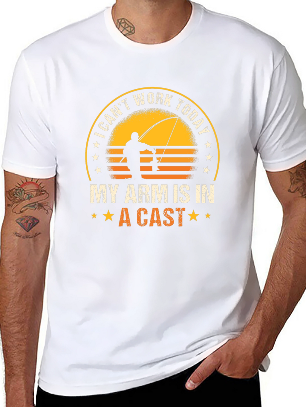I Cant Work Fishing T-Shirt