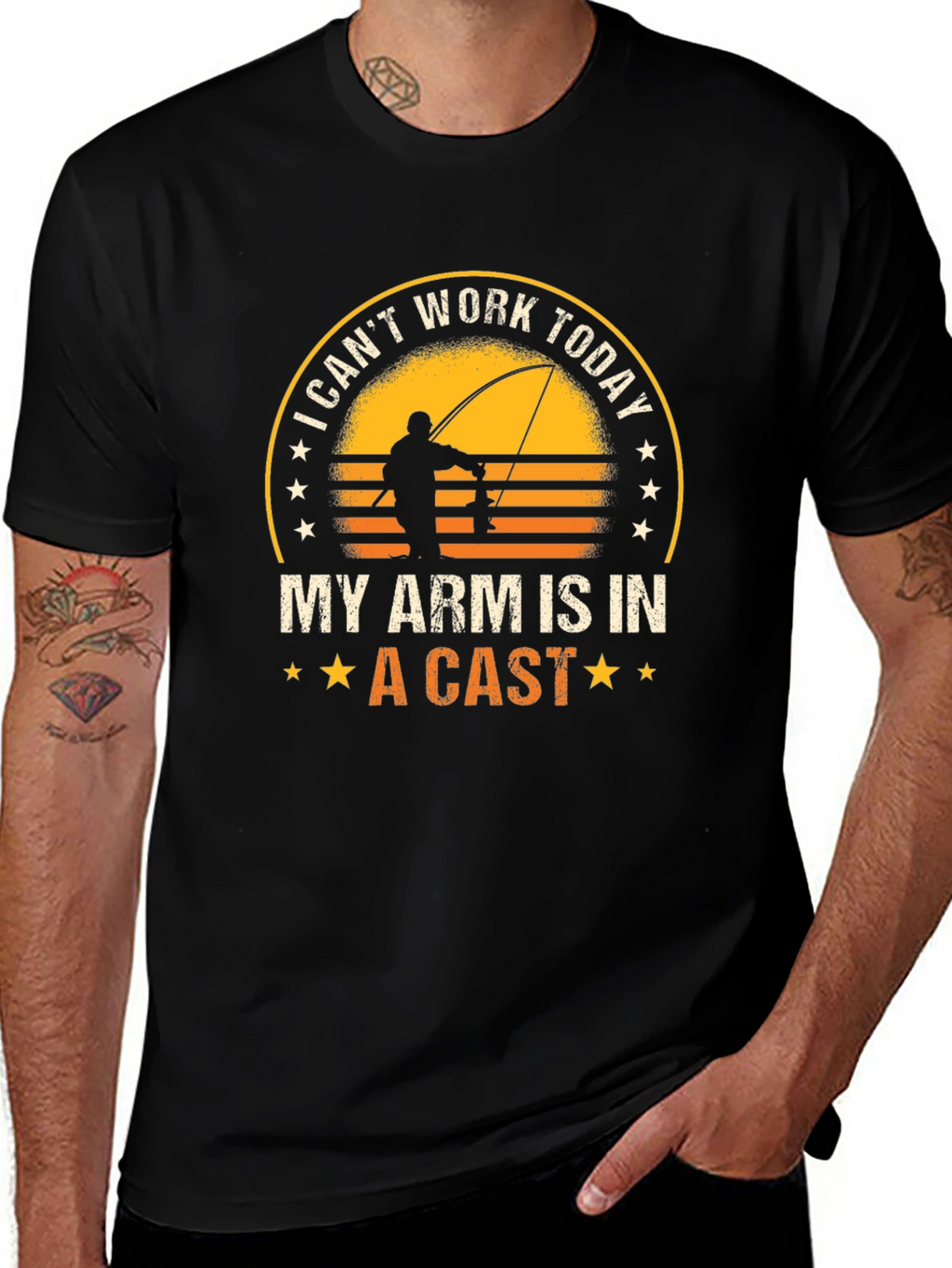 I Cant Work Fishing T-Shirt