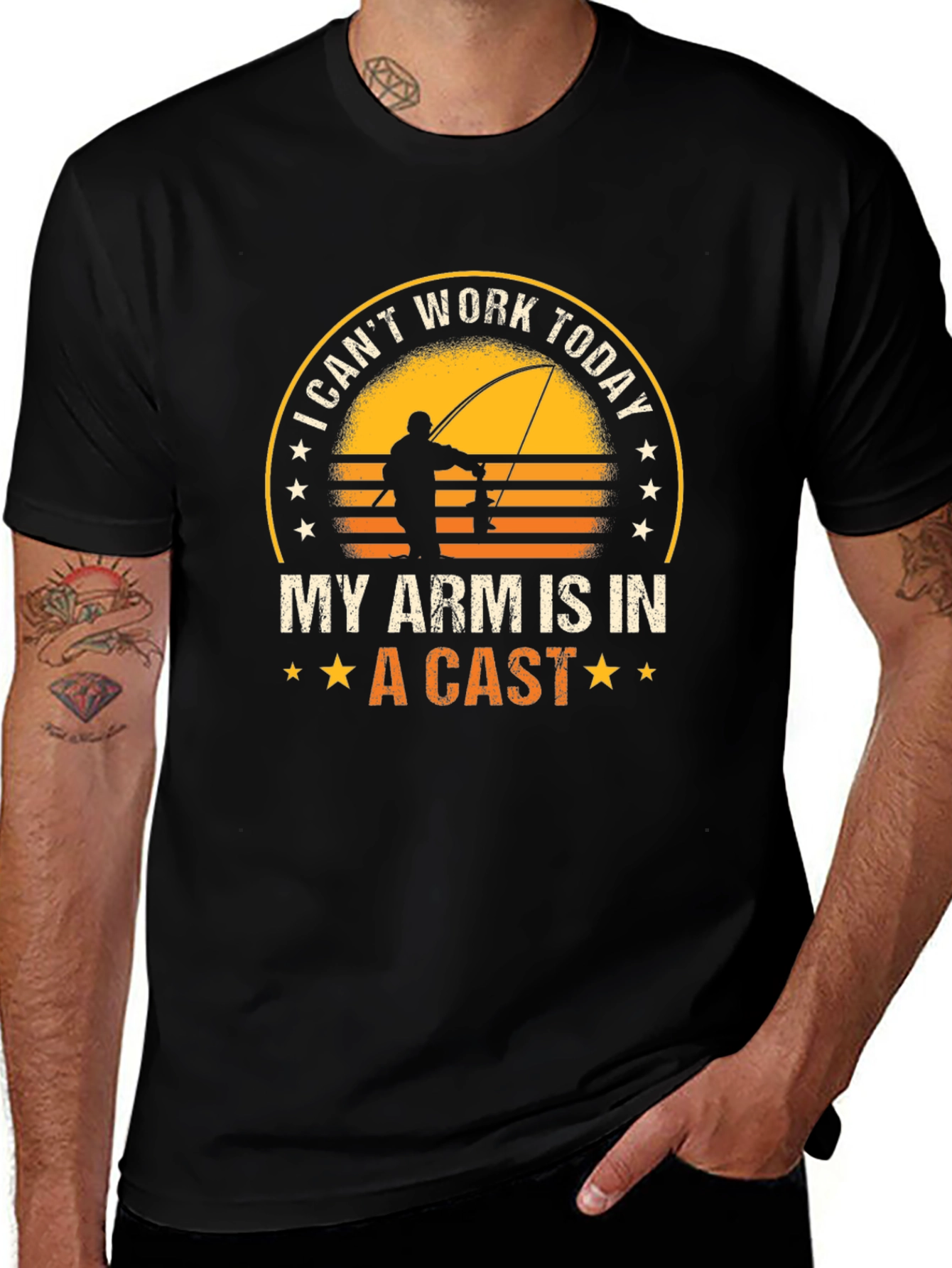 I Cant Work Fishing T-Shirt
