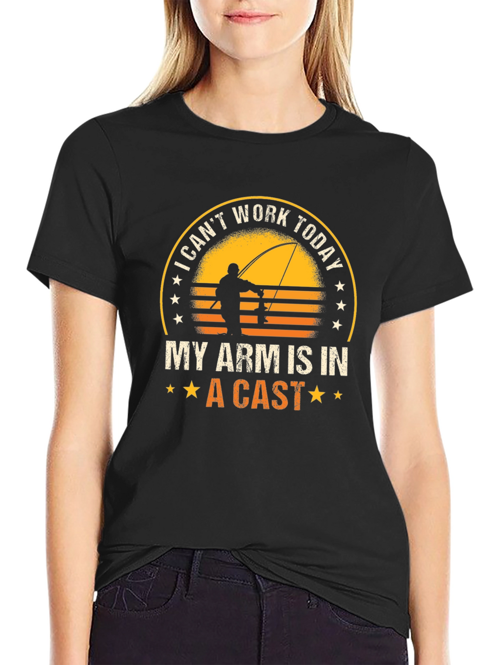 I Cant Work Fishing T-Shirt