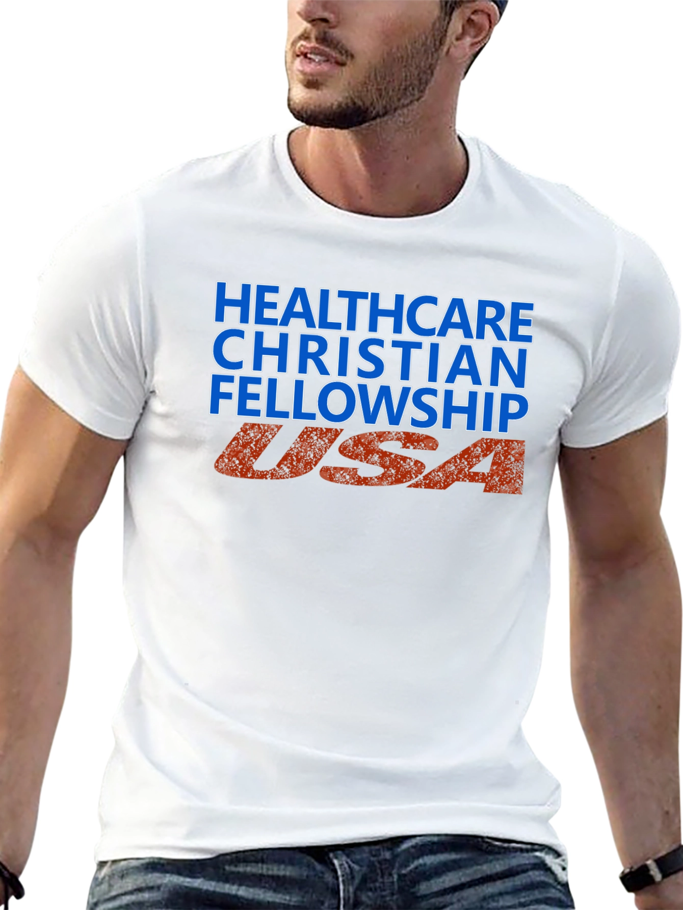 Healthcare Christian Fellowship USA Tee