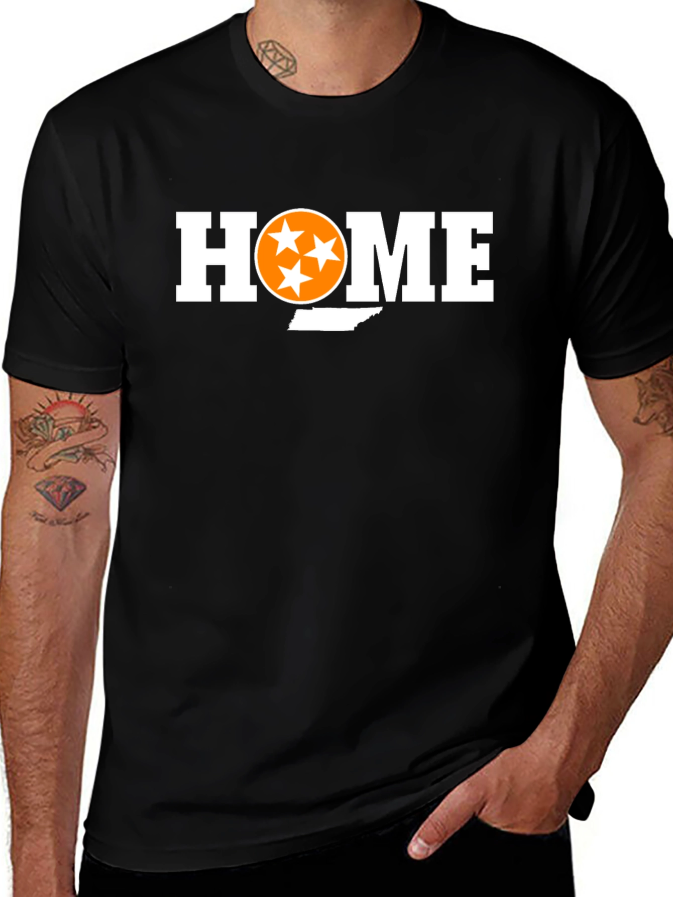 Tennessee Home T-Shirt - Tri-Star State Pride