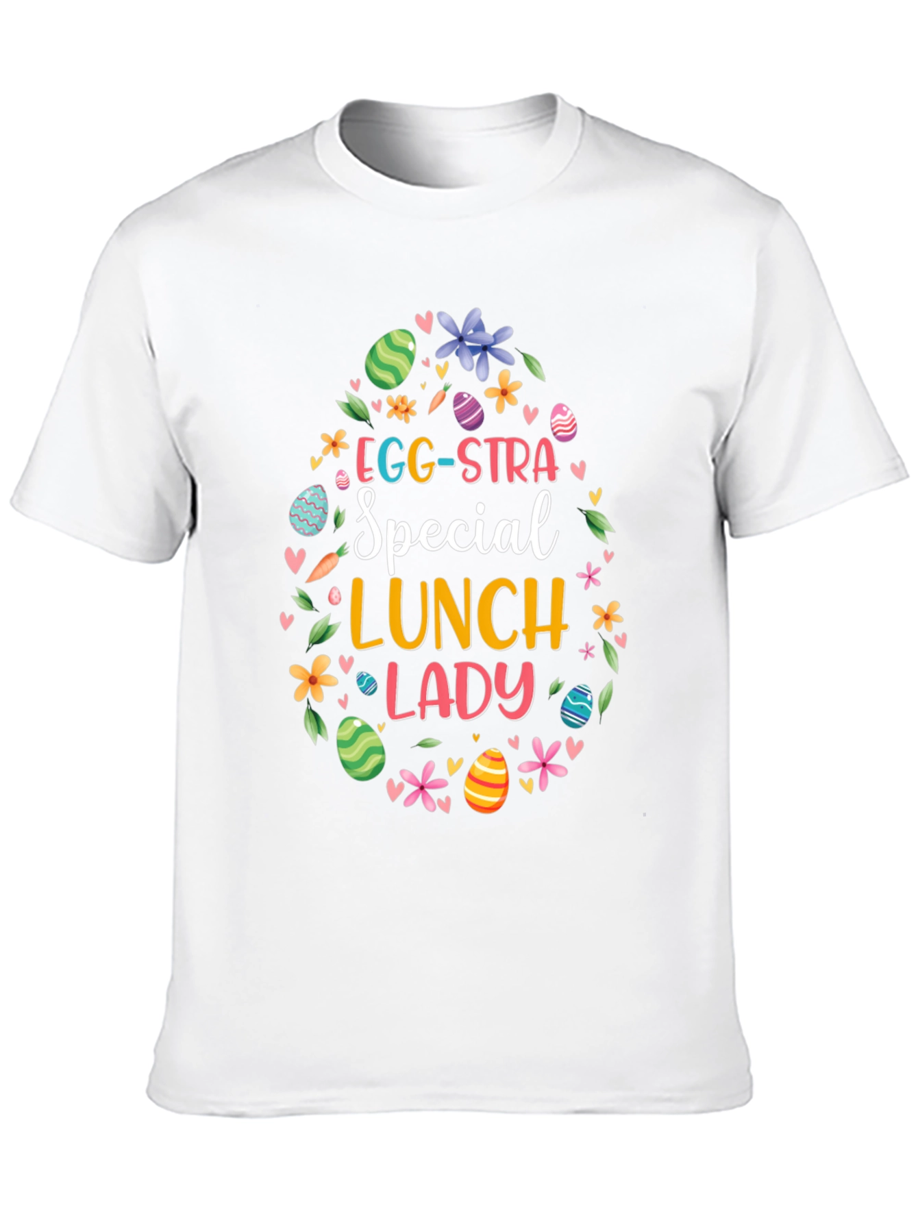 Egg-stra Special Lunch Lady Easter T-Shirt