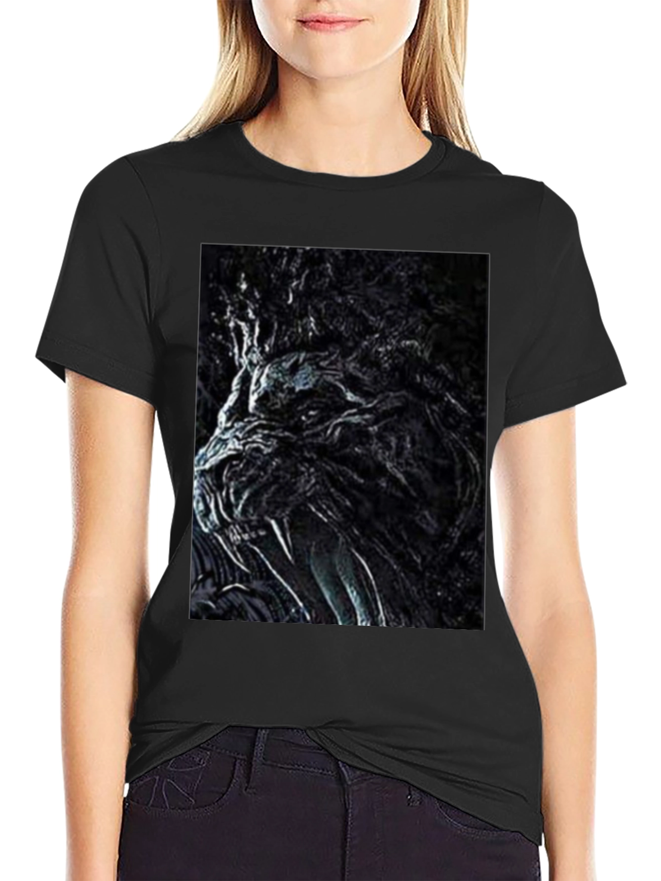Monster Graphic Tee - Black