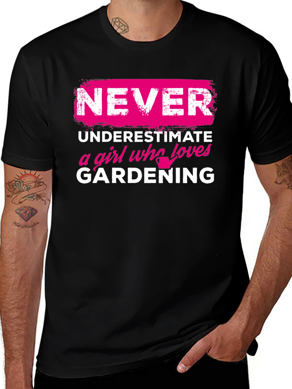 Gardening Girl T-Shirt: Never Underestimate