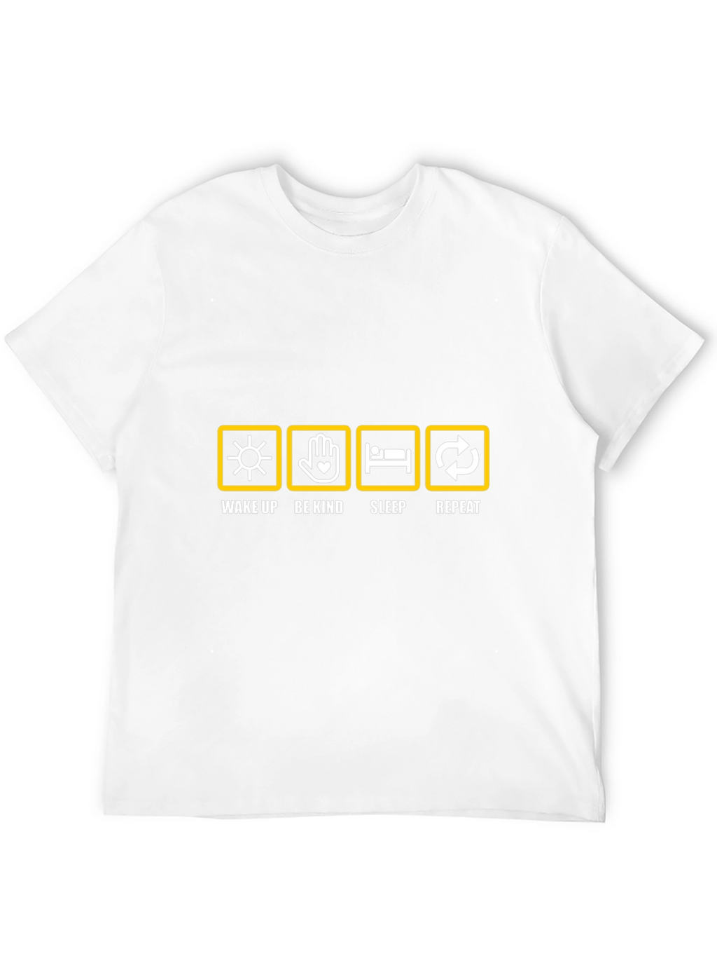 Wake Up Be Kind Sleep Repeat Graphic Tee