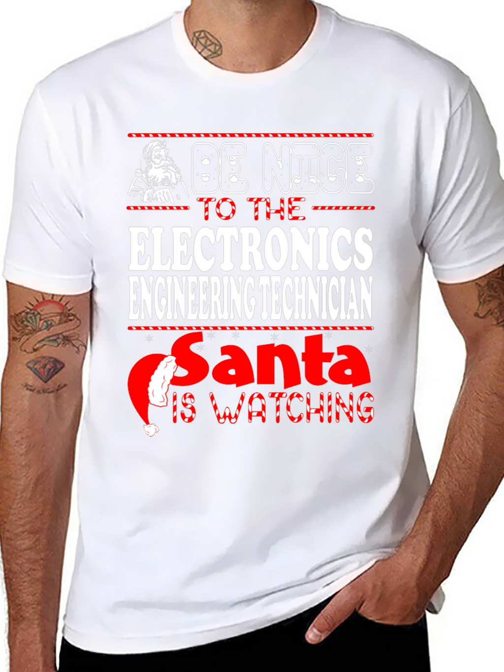 Electronics Engineering Technician Christmas T-Shirt