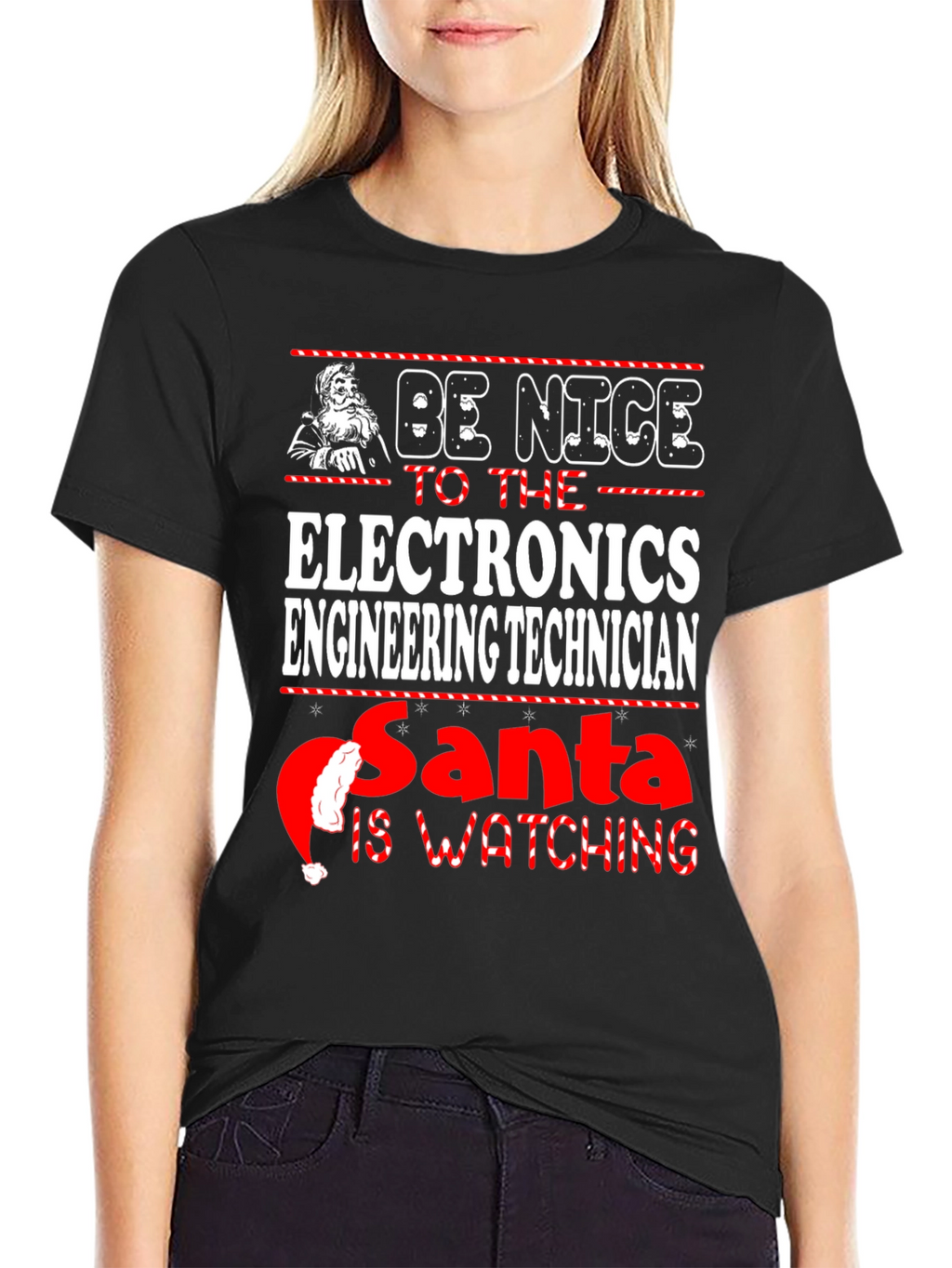 Electronics Engineering Technician Christmas T-Shirt