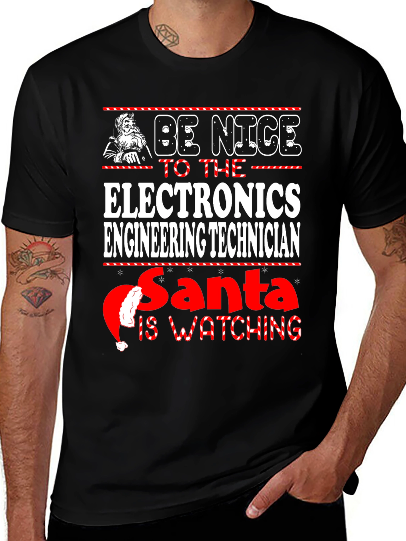 Electronics Engineering Technician Christmas T-Shirt