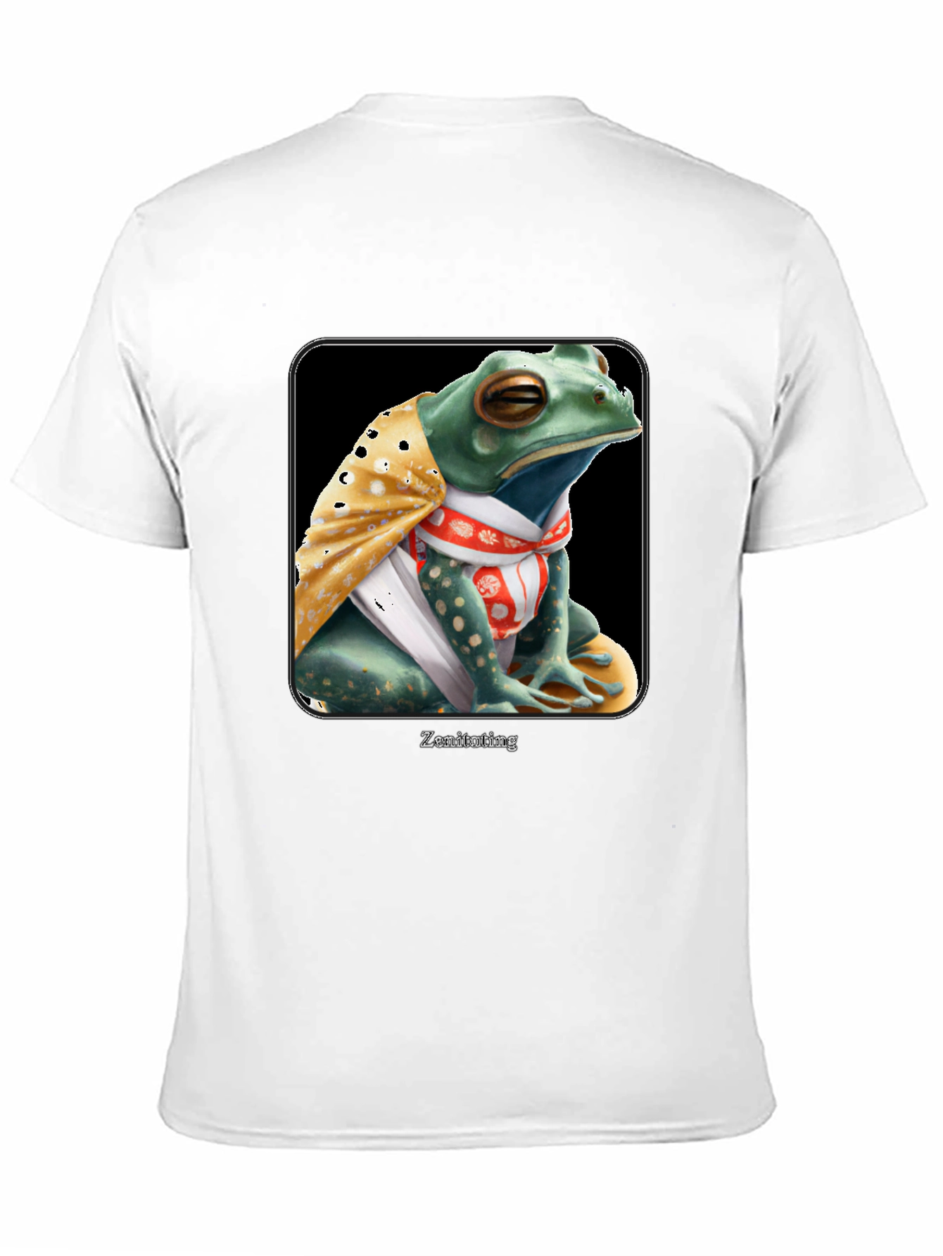 Zen Frog Graphic Tee - Meditating Reptile T-Shirt