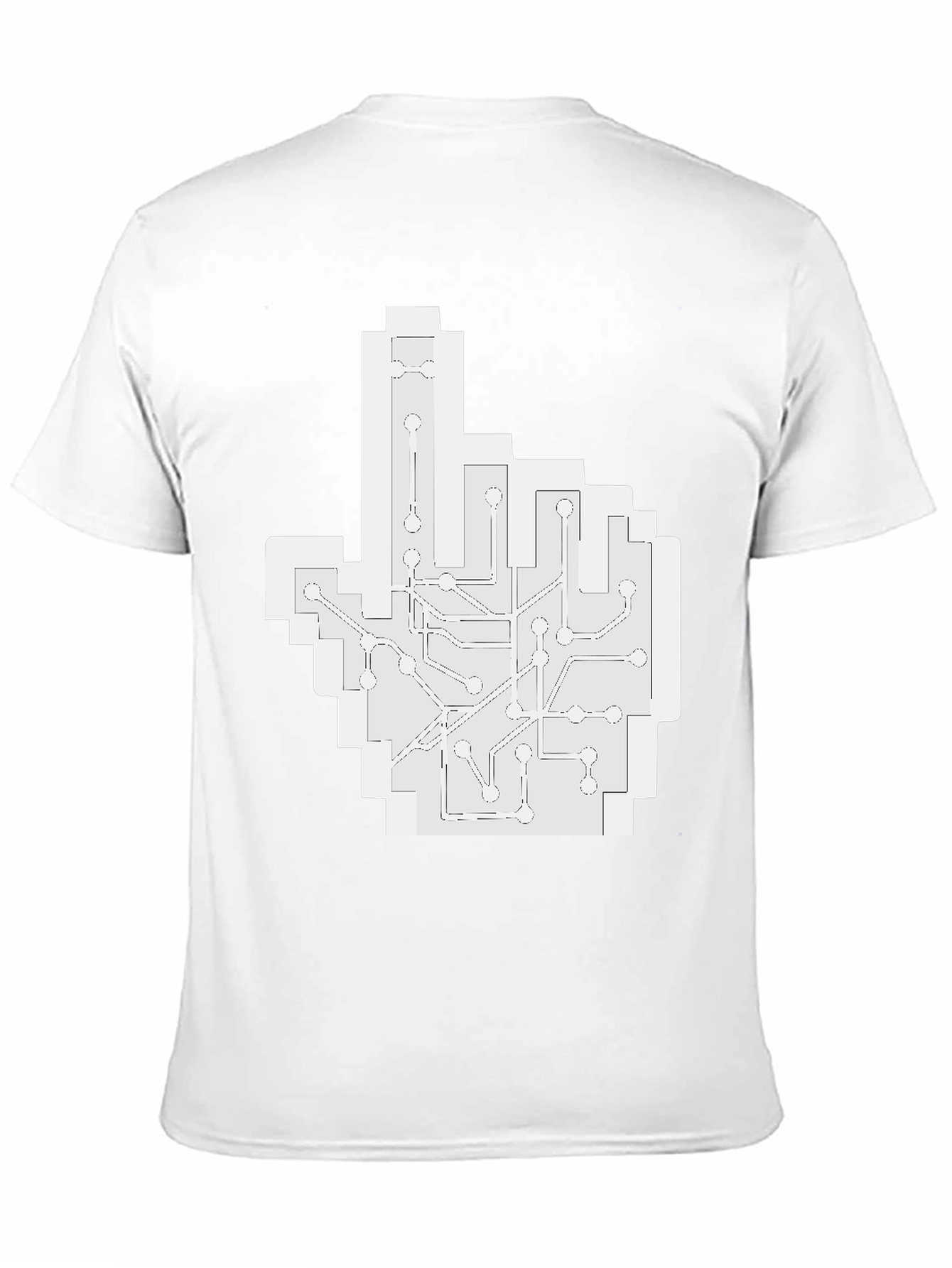 Circuit Hand T-Shirt - Tech Style Tee