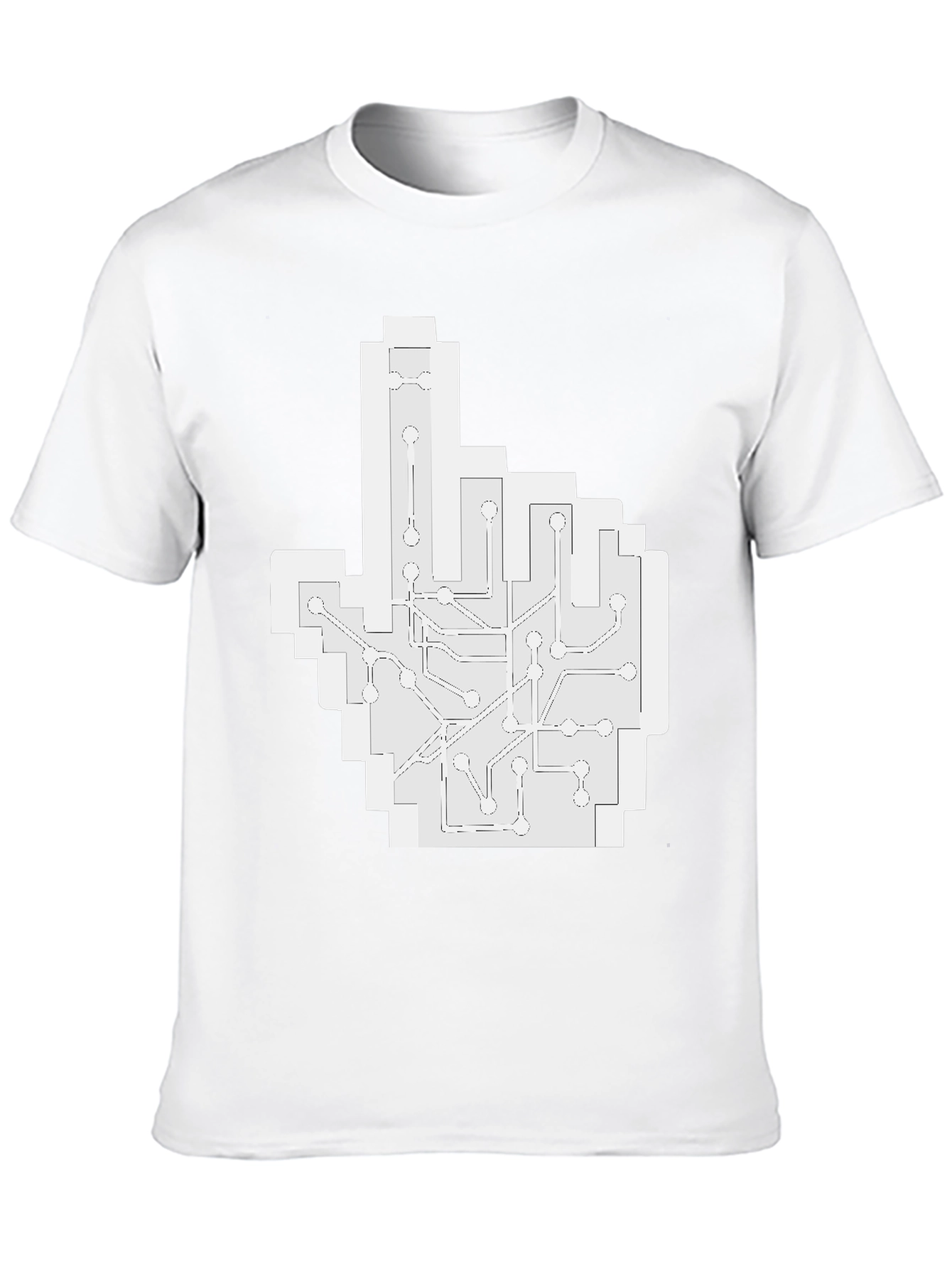 Circuit Hand T-Shirt - Tech Style Tee