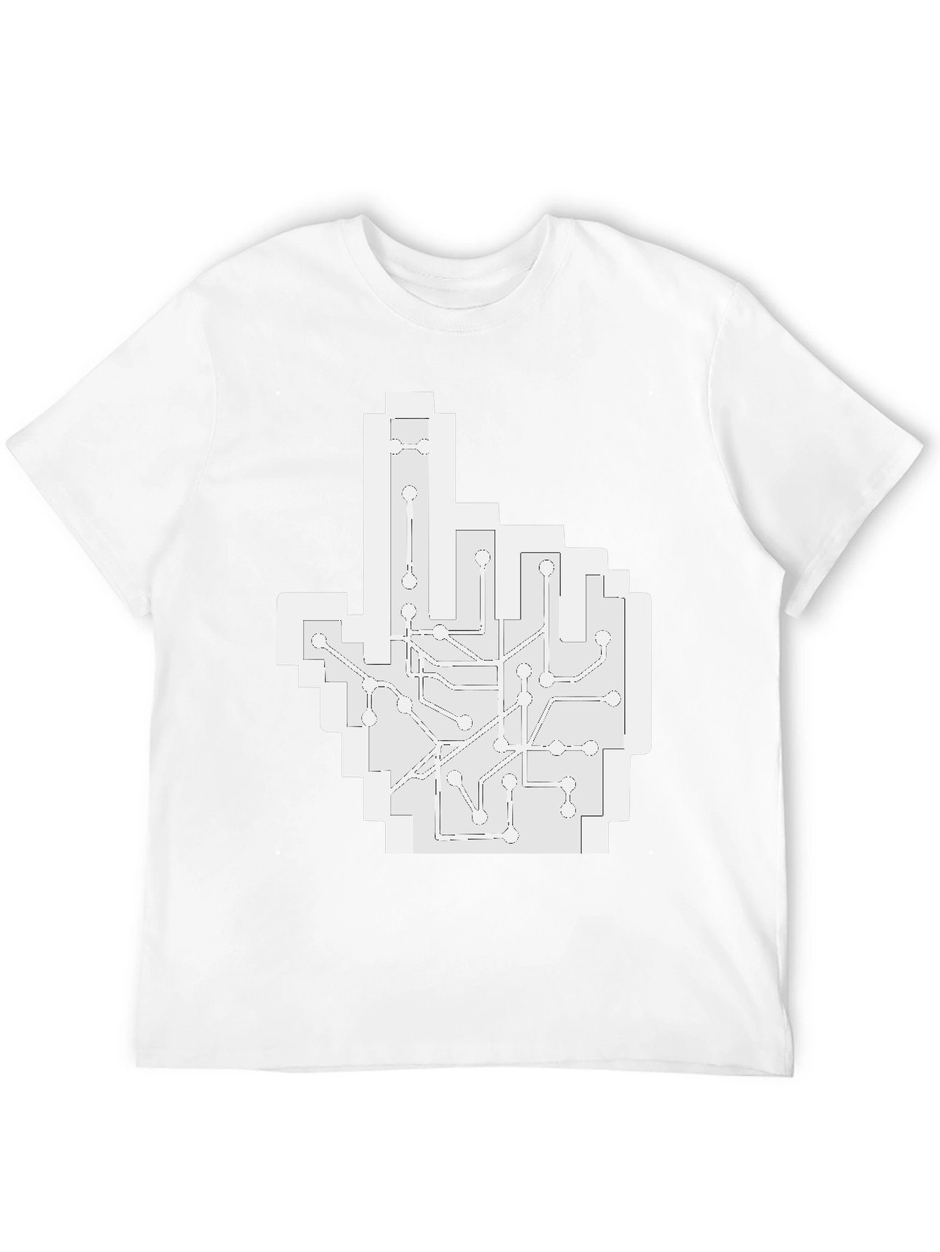 Circuit Hand T-Shirt - Tech Style Tee