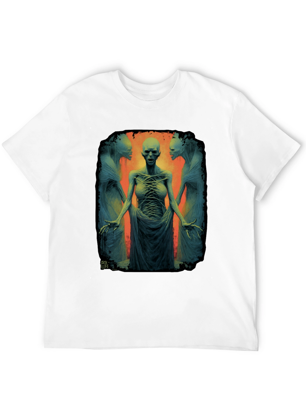 Surreal Horror Graphic T-Shirt