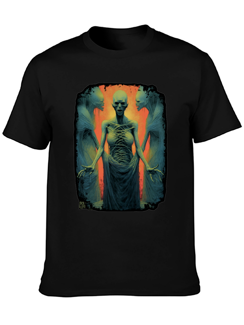 Surreal Horror Graphic T-Shirt
