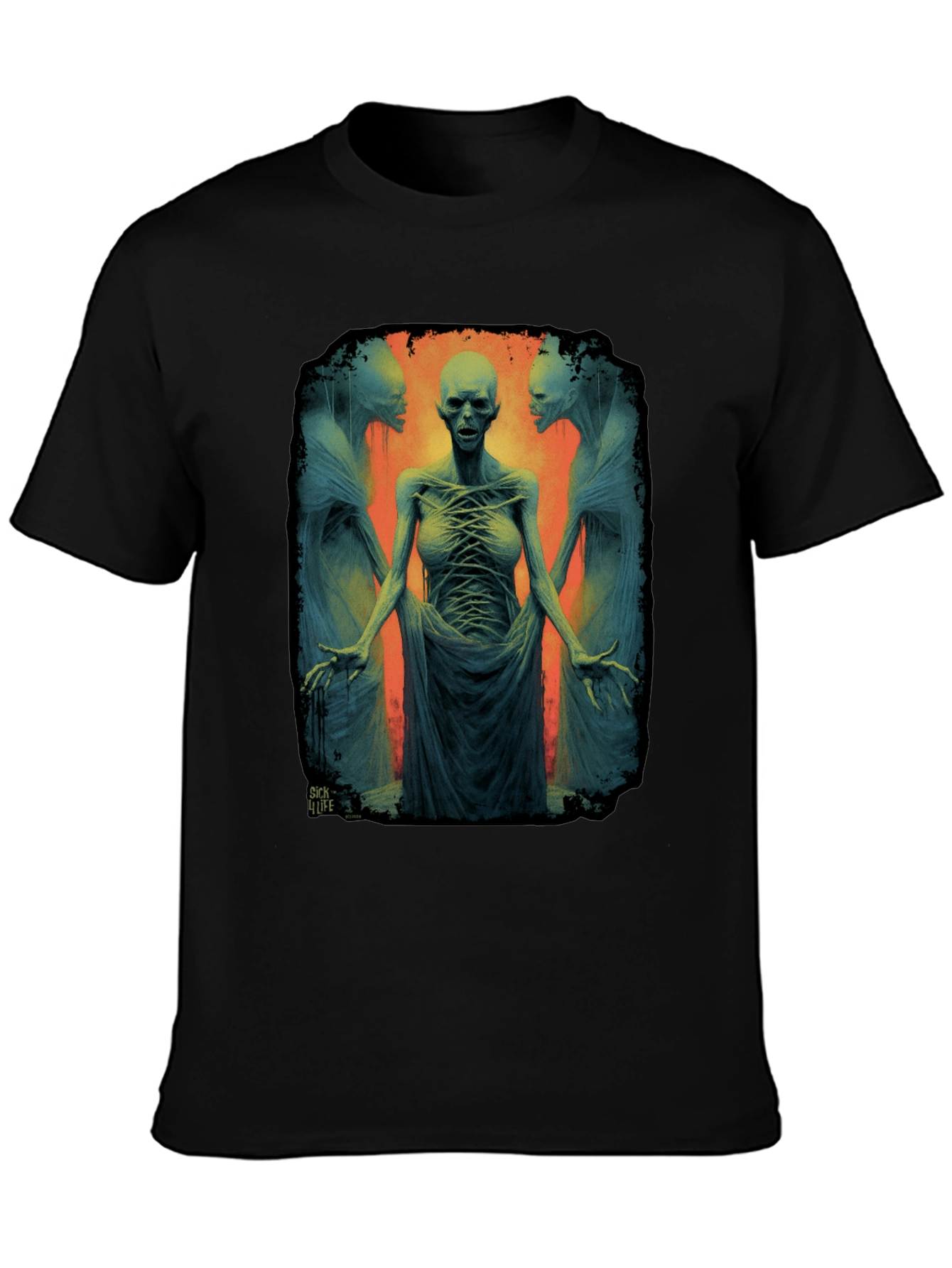 Surreal Horror Graphic T-Shirt