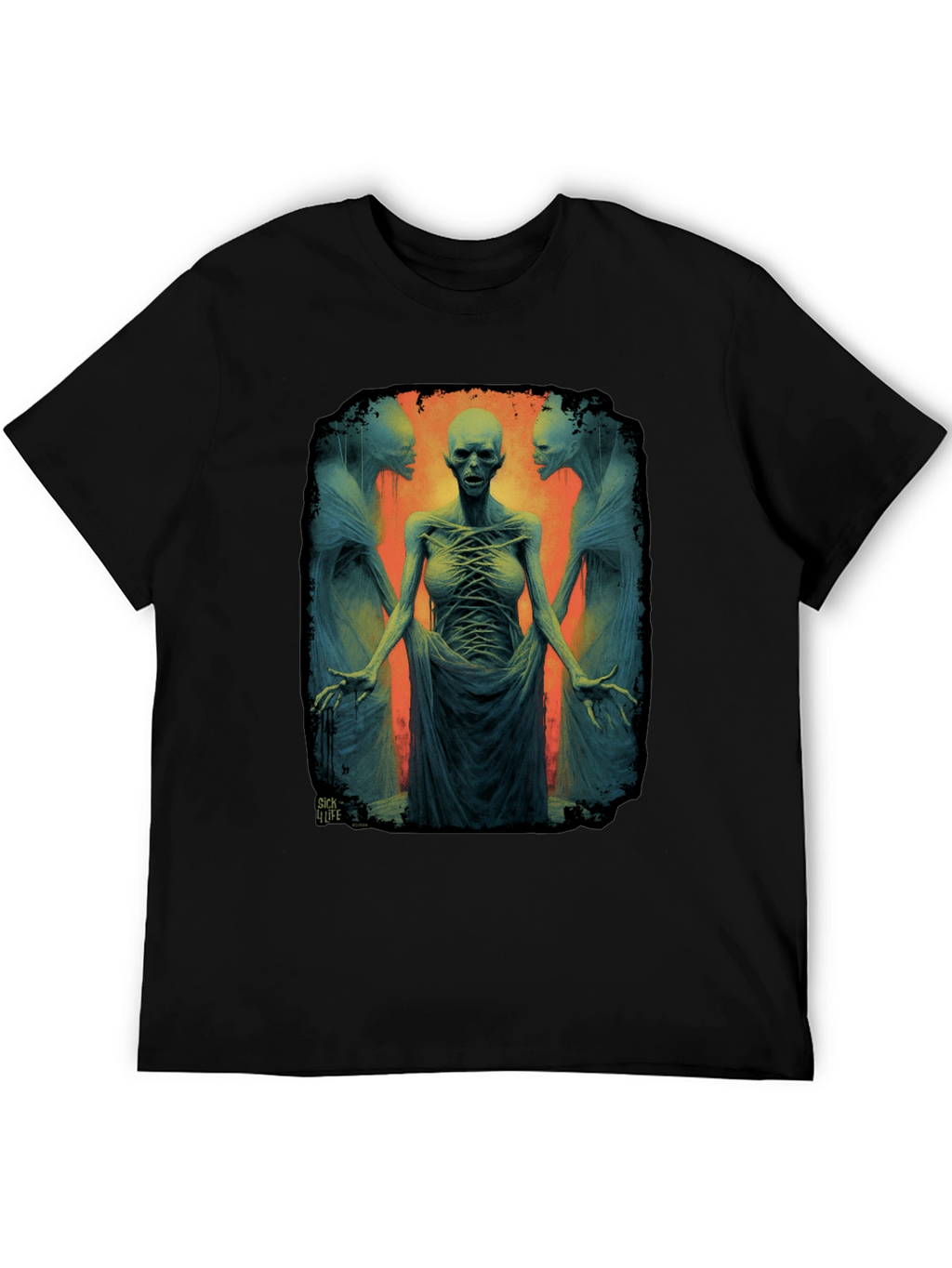 Surreal Horror Graphic T-Shirt