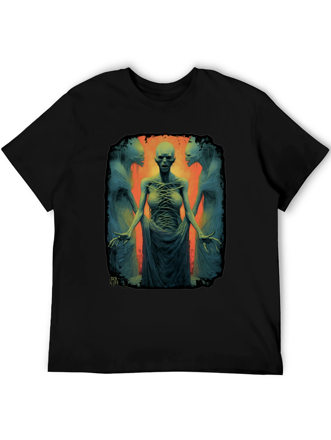 Surreal Horror Graphic T-Shirt