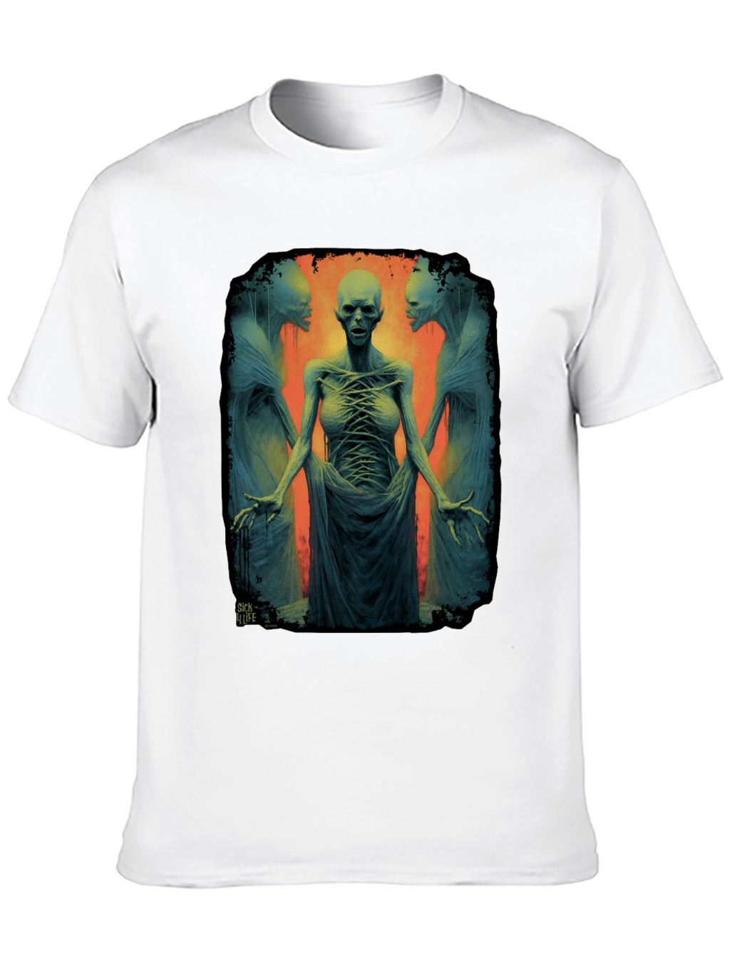 Surreal Horror Graphic T-Shirt