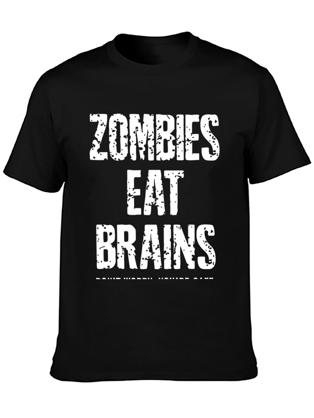 Zombies Eat Brains T-Shirt - Funny Halloween Tee