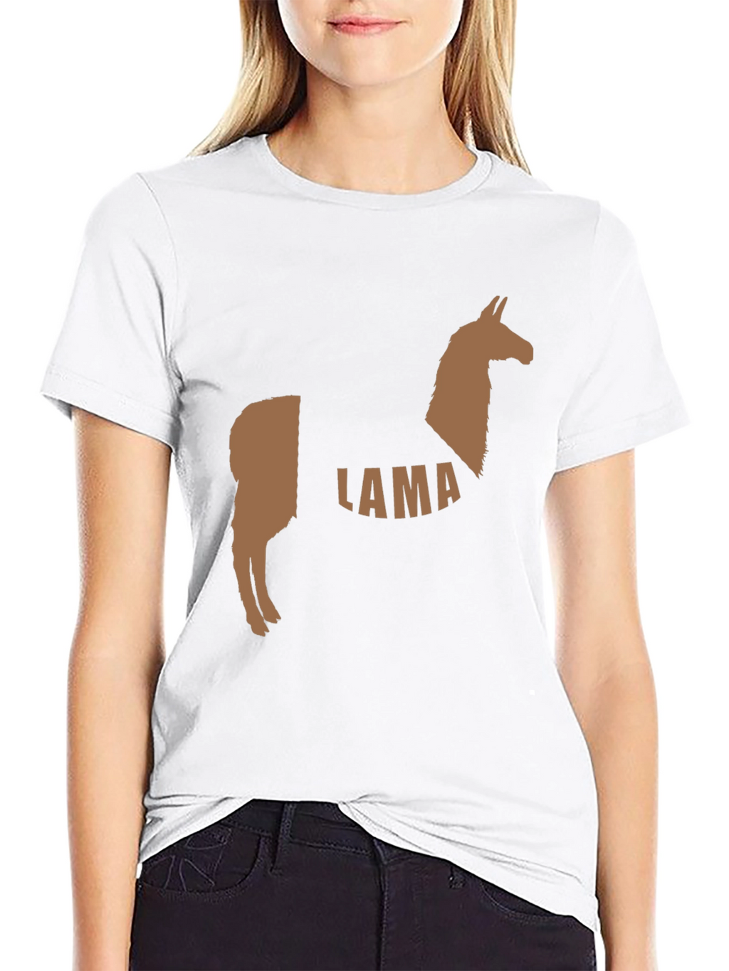 Lama Graphic Tee - Unique Animal Design T-Shirt