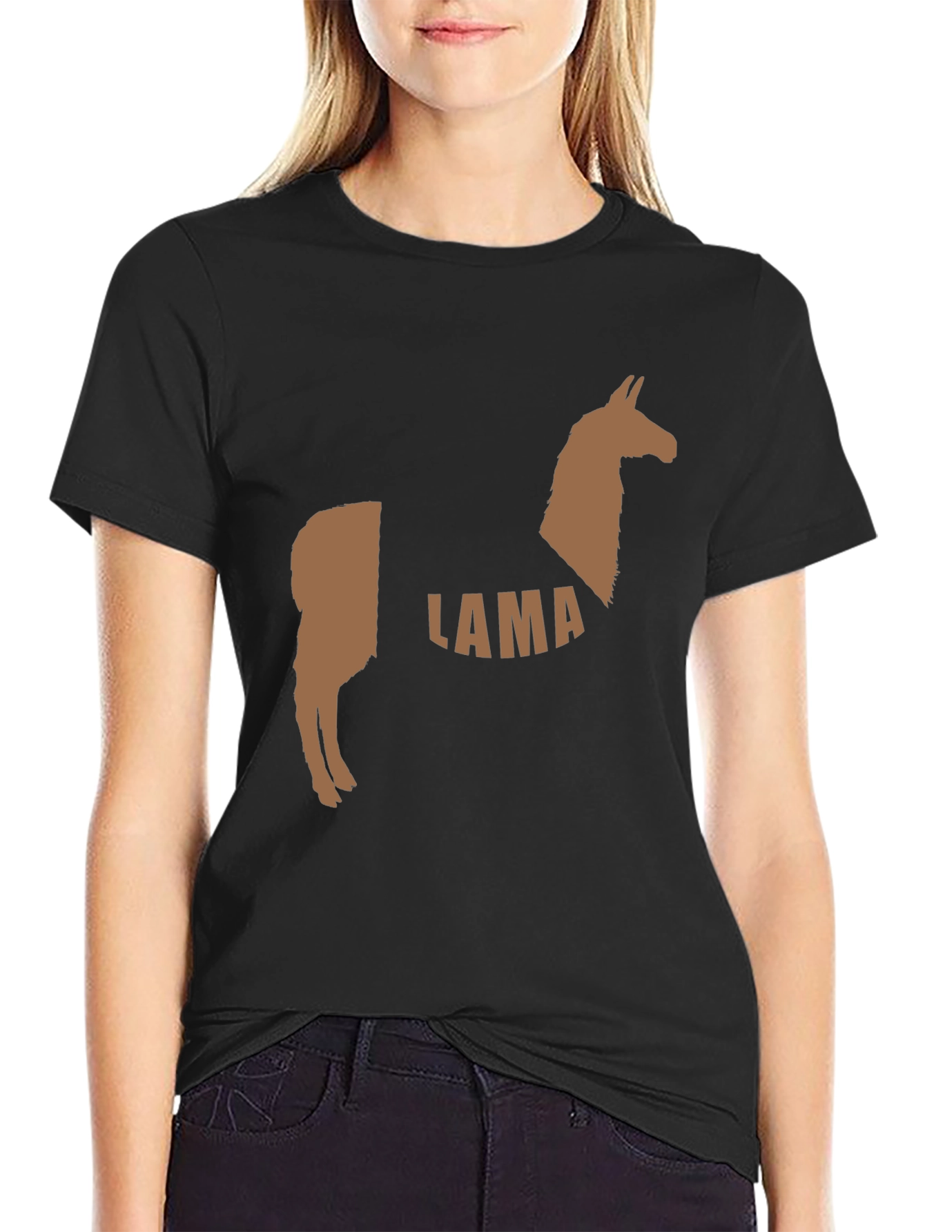 Lama Graphic Tee - Unique Animal Design T-Shirt