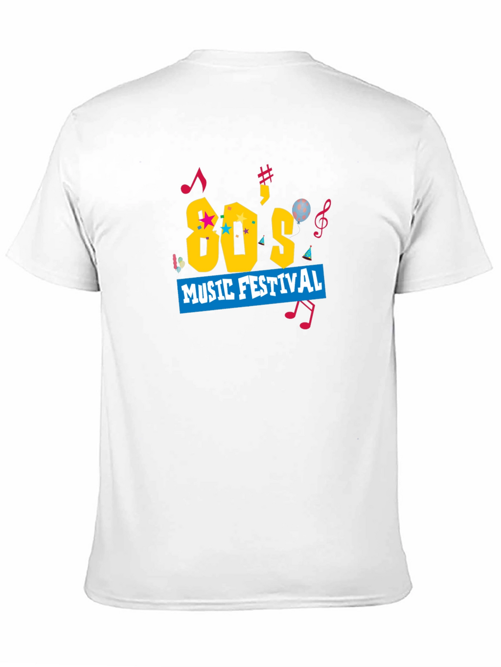 80s Music Festival Graphic Tee - Retro Style