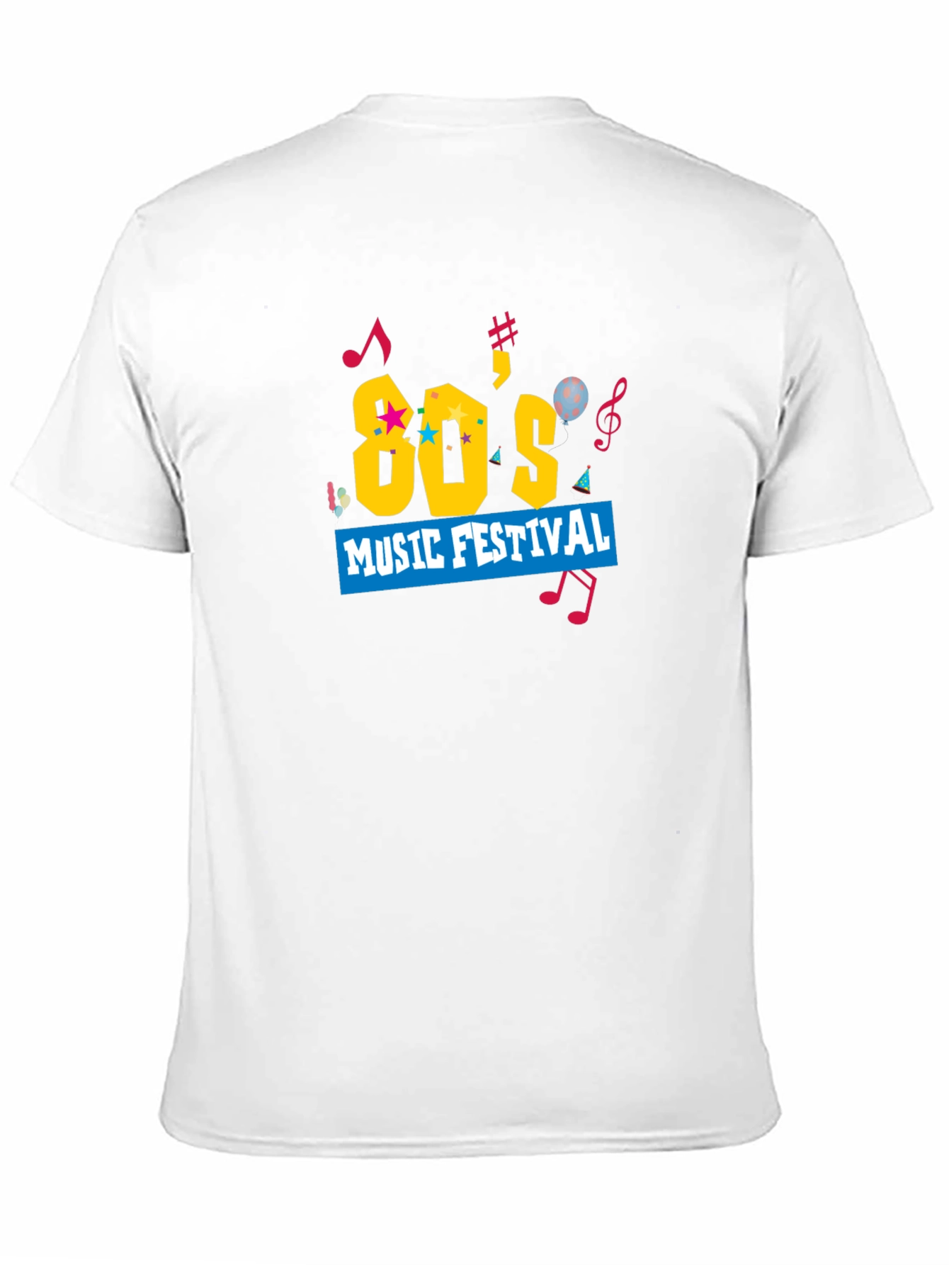 80s Music Festival Graphic Tee - Retro Style