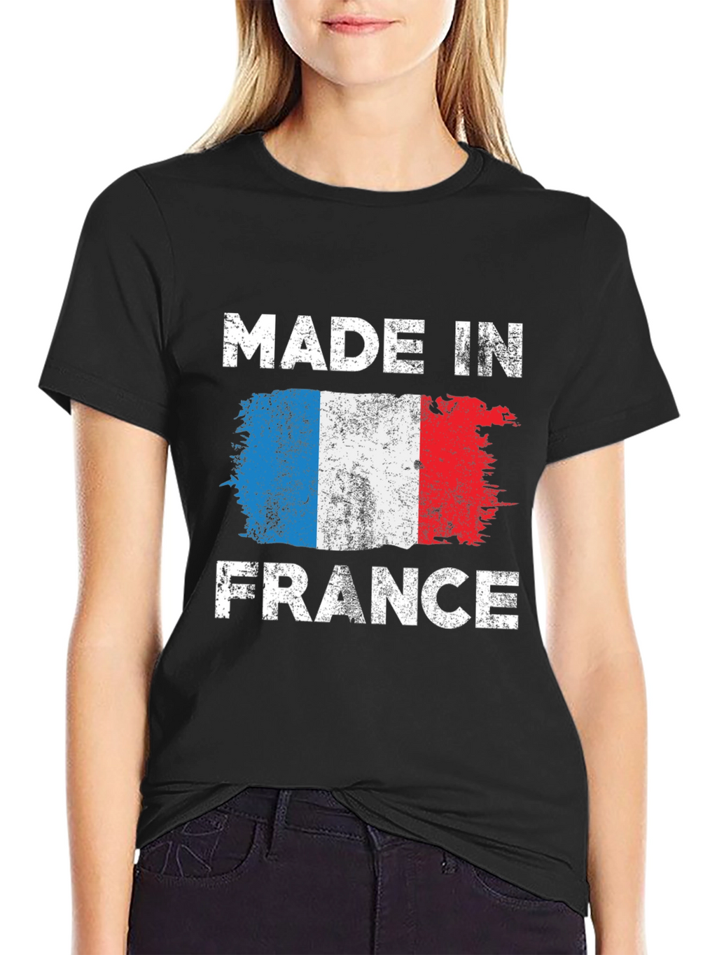 Made in France Flag Graphic T-Shirt
