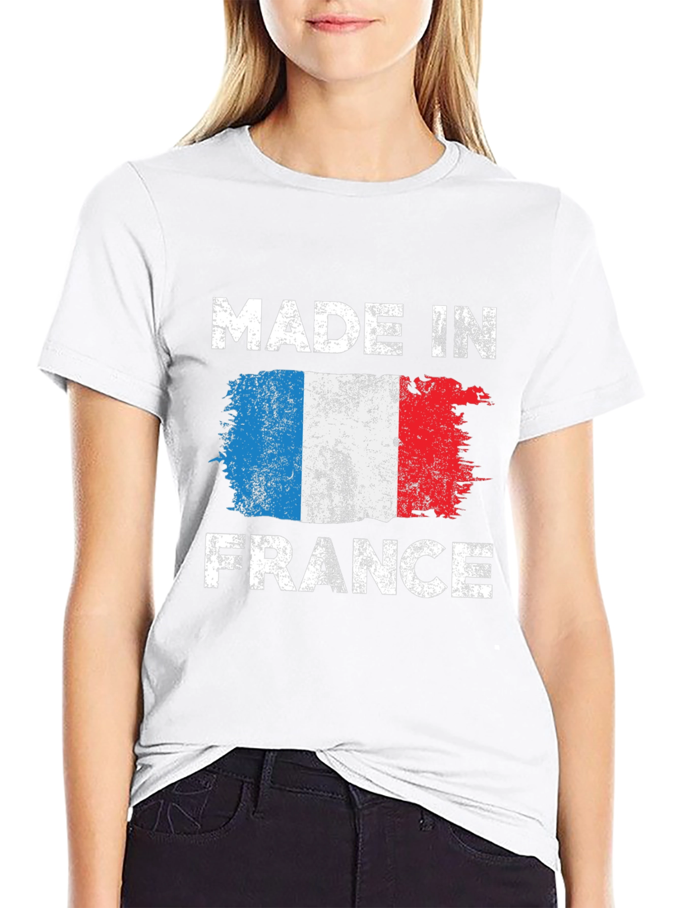 Made in France Flag Graphic T-Shirt