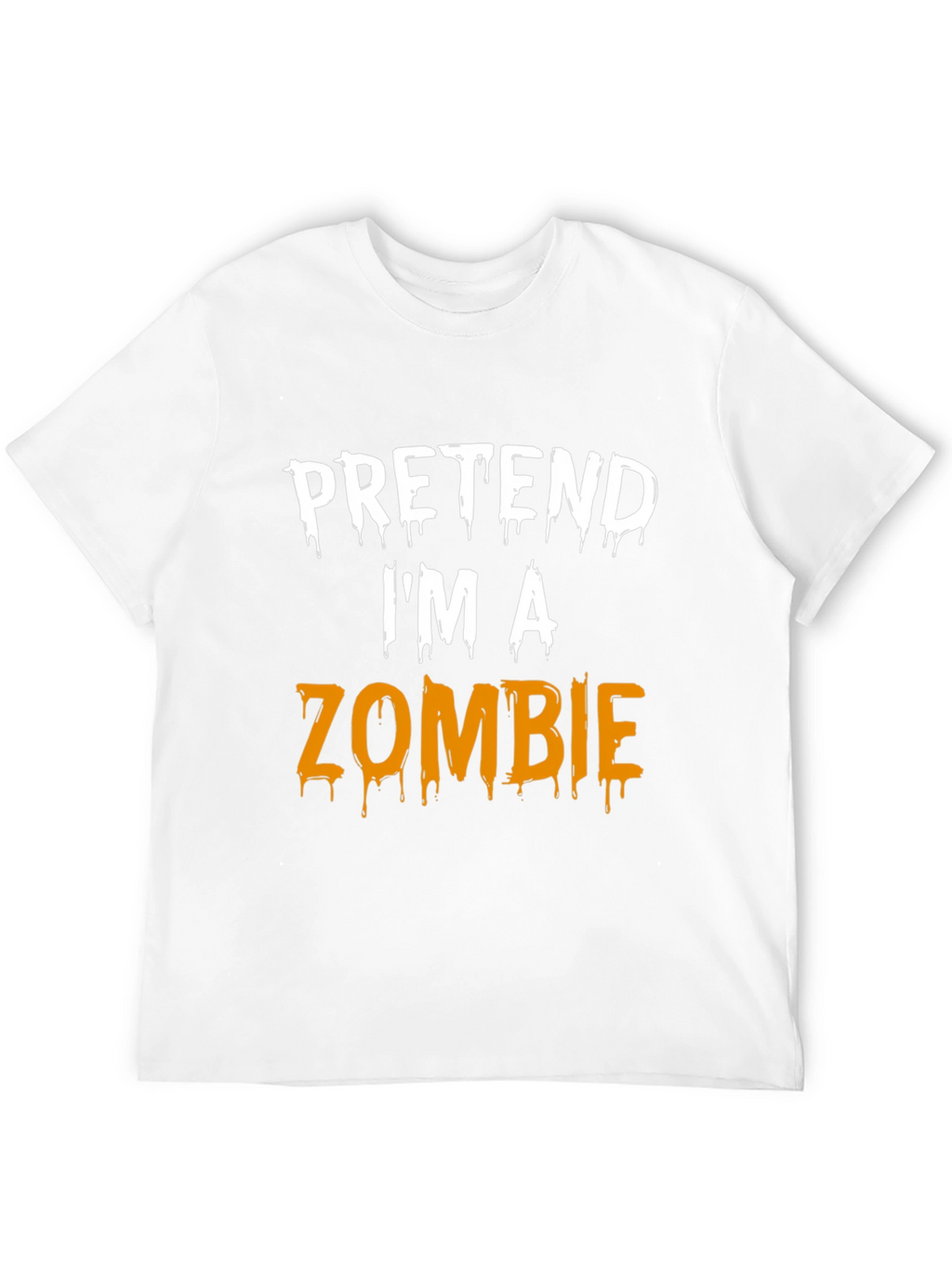 Pretend Im A Zombie Funny Halloween T-Shirt