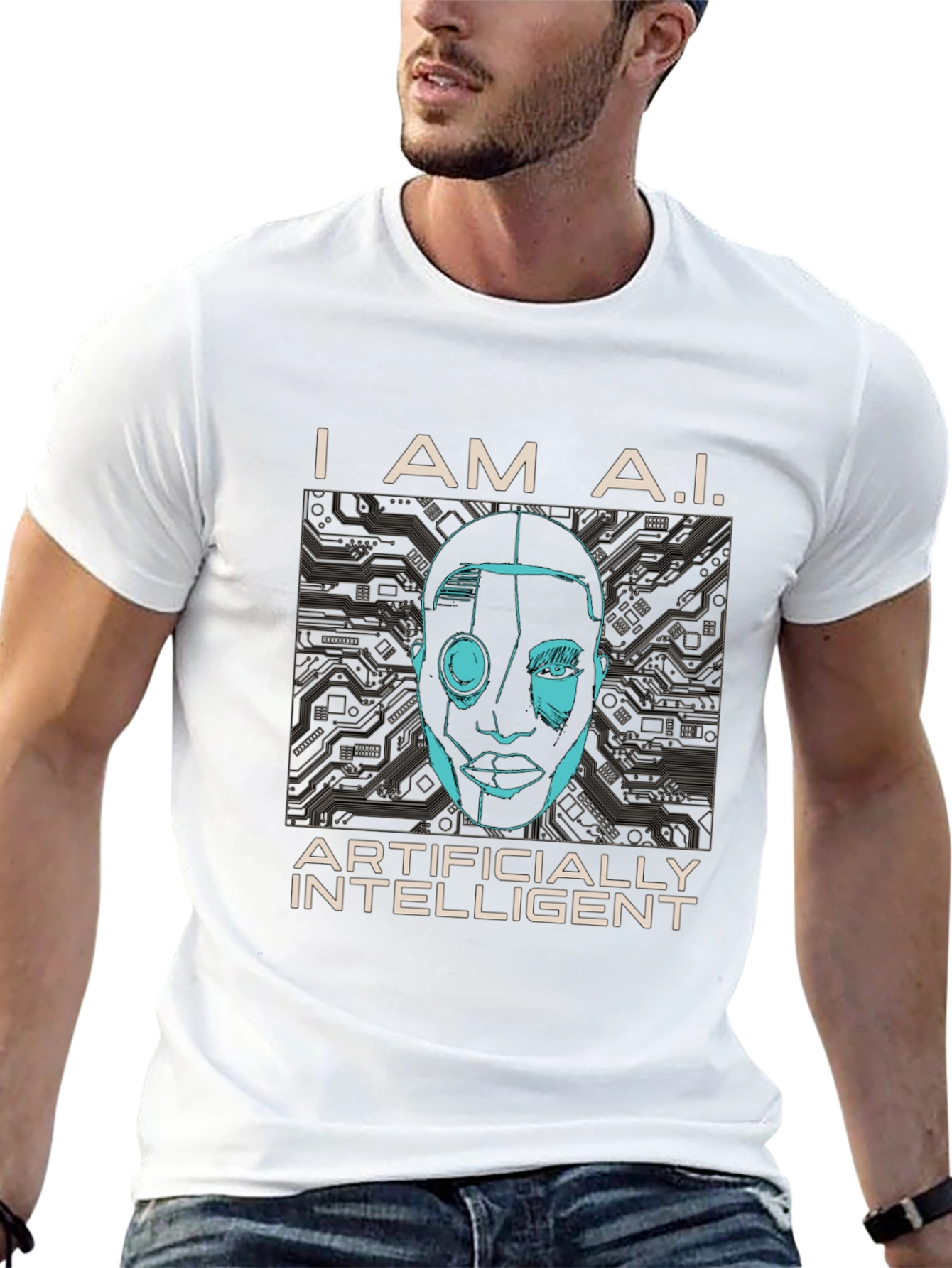 I AM A.I. Artificially Intelligent Graphic T-Shirt