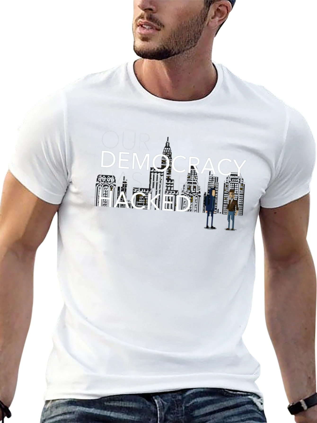 Our Democracy Has Been Hacked Graphic Tee
