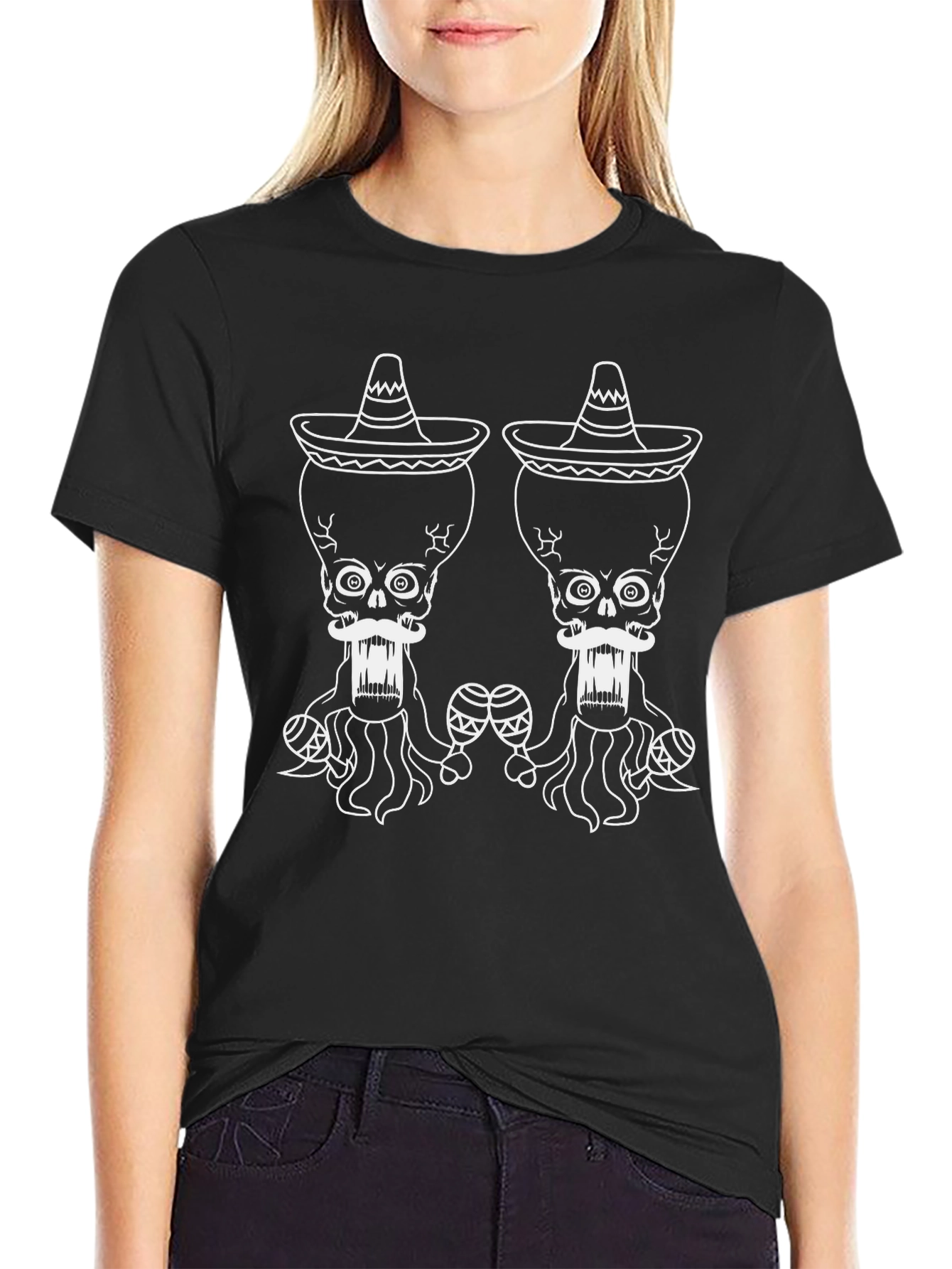 Dia de Los Muertos Skull T-Shirt