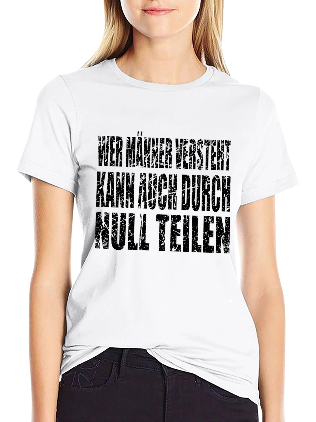 Humorous German Slogan T-Shirt - Mens Black Tee