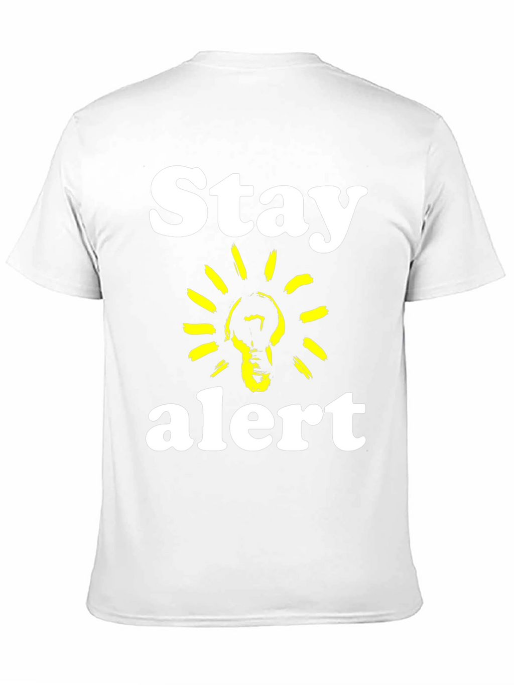 Stay Alert T-Shirt - Lightbulb Graphic Tee