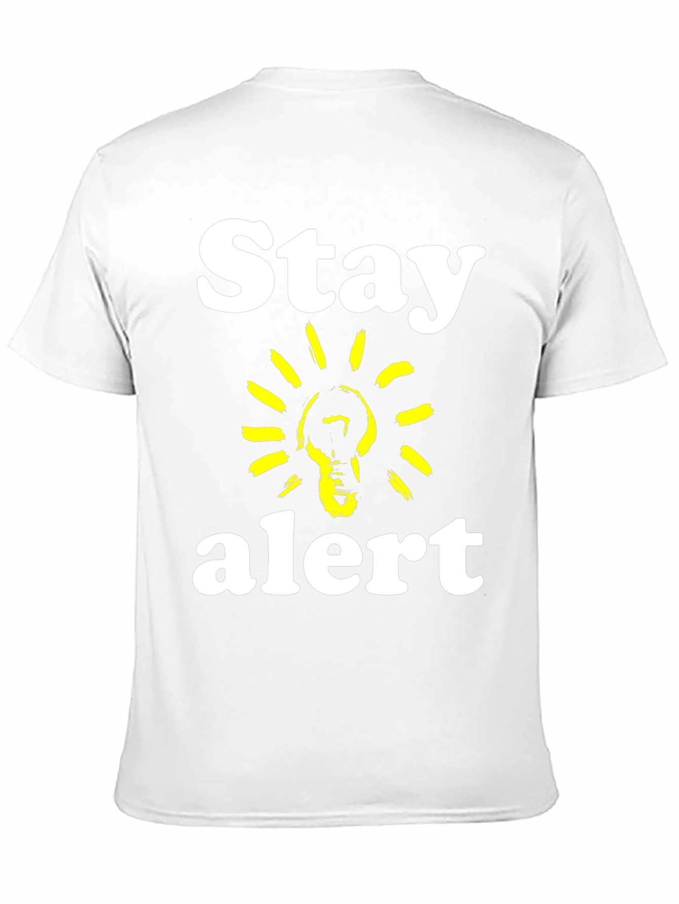 Stay Alert T-Shirt - Lightbulb Graphic Tee