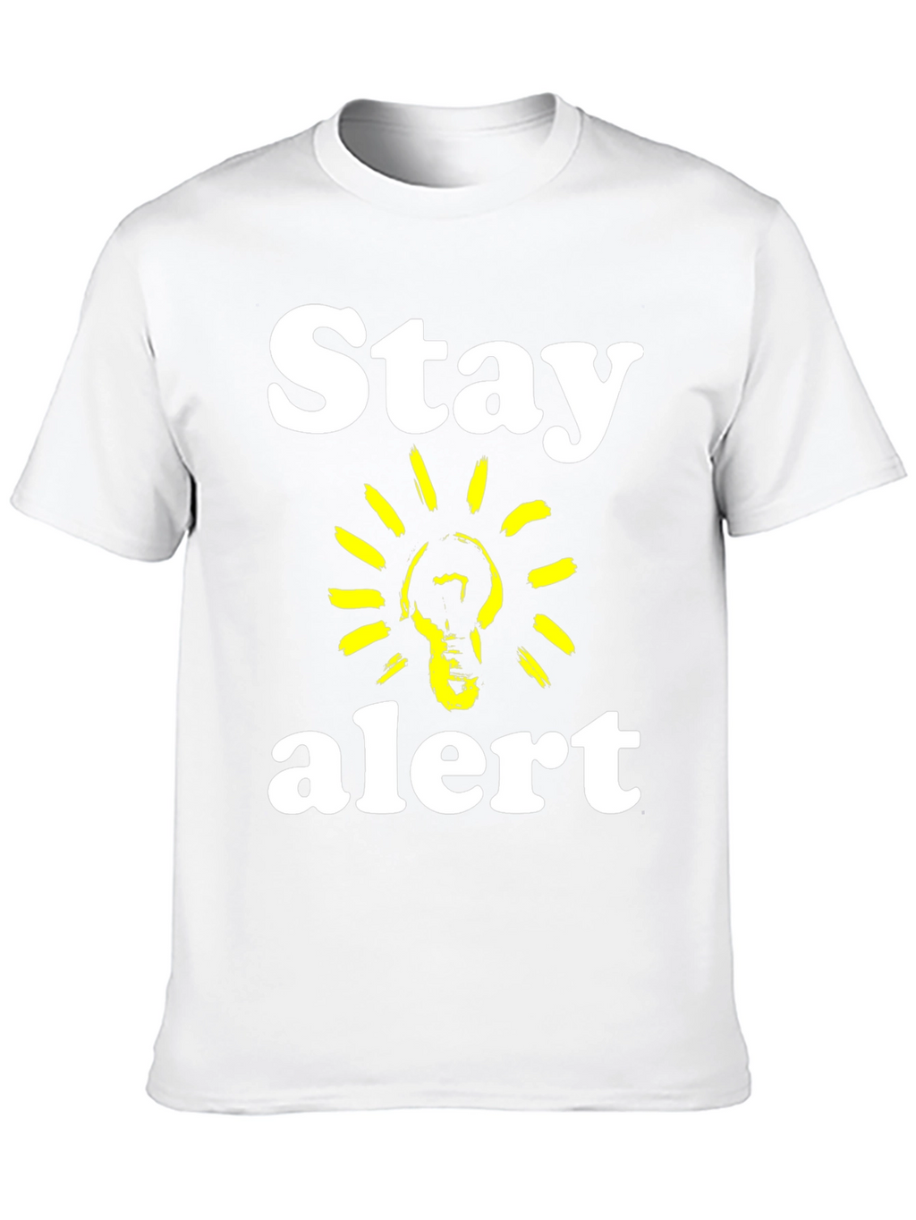 Stay Alert T-Shirt - Lightbulb Graphic Tee