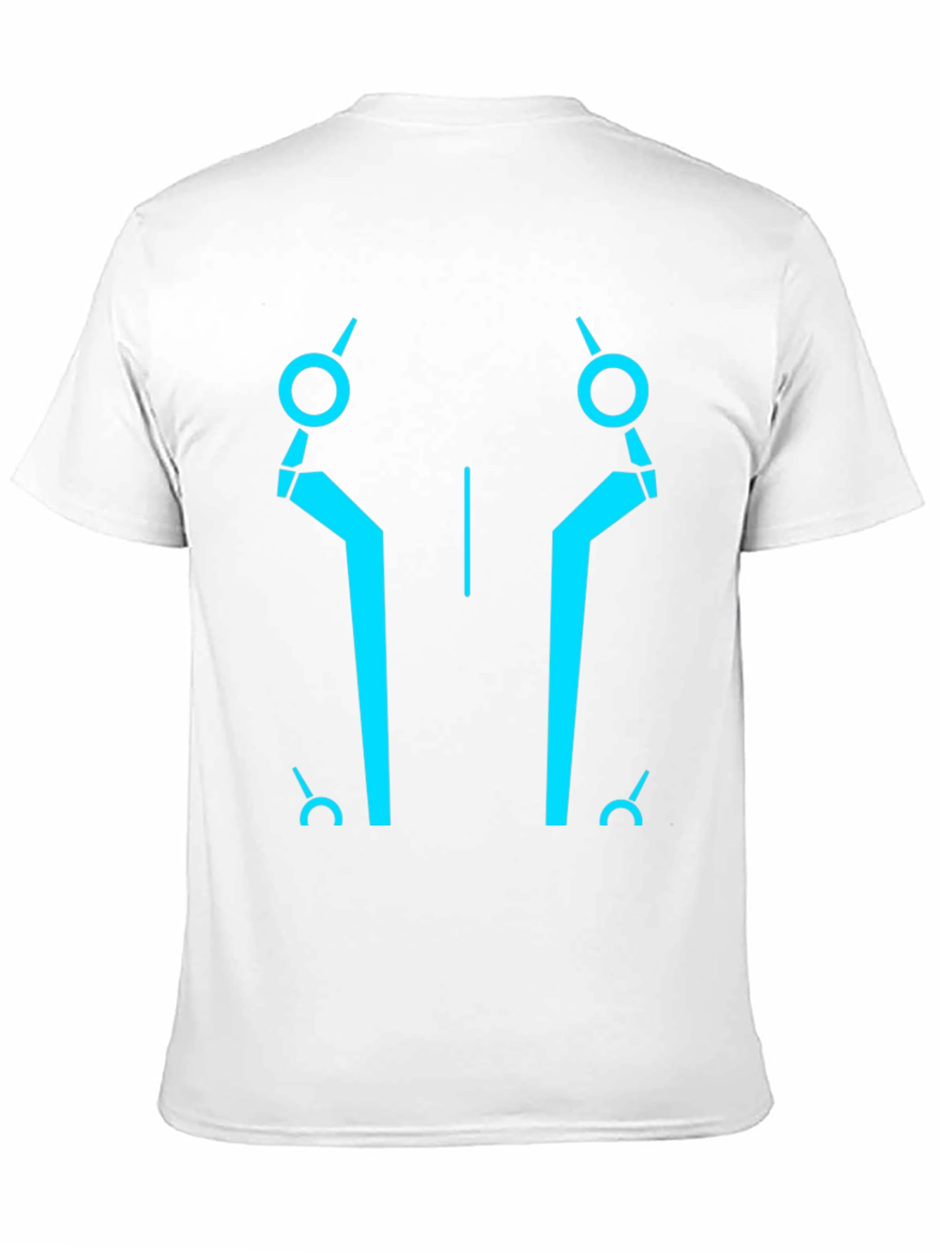 Tron Inspired Graphic Tee - Black