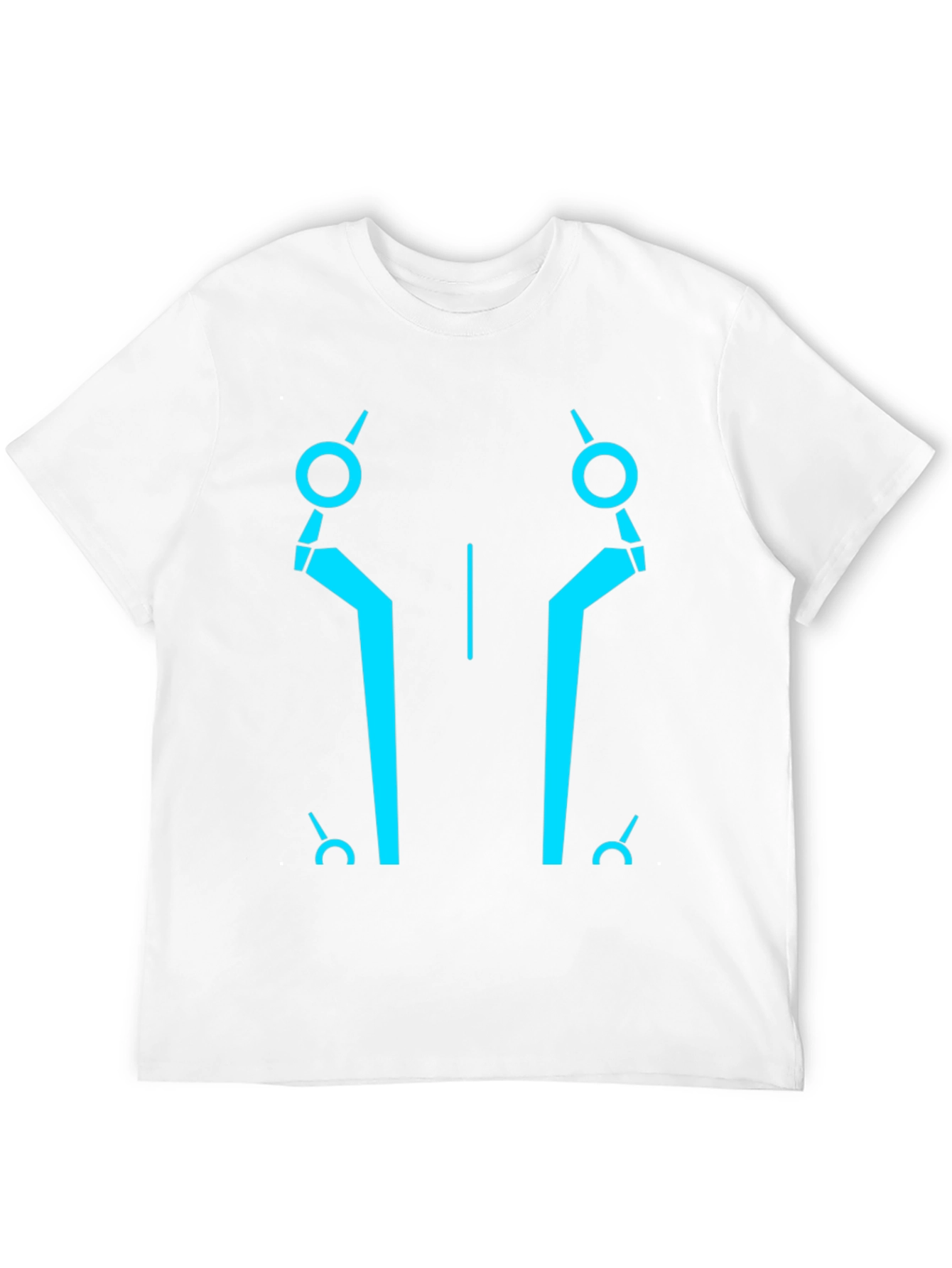 Tron Inspired Graphic Tee - Black