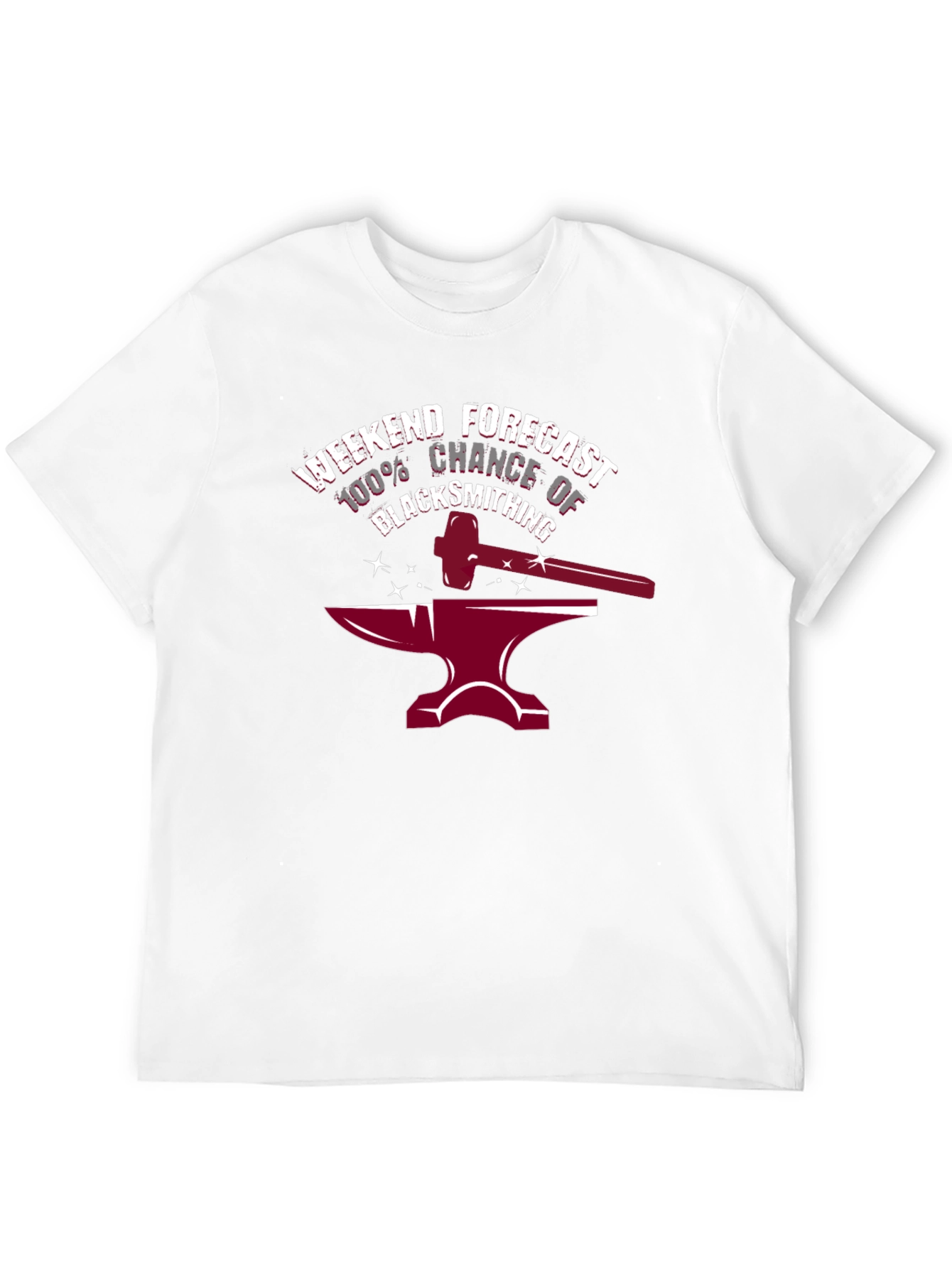 Blacksmithing Weekend Forecast T-Shirt