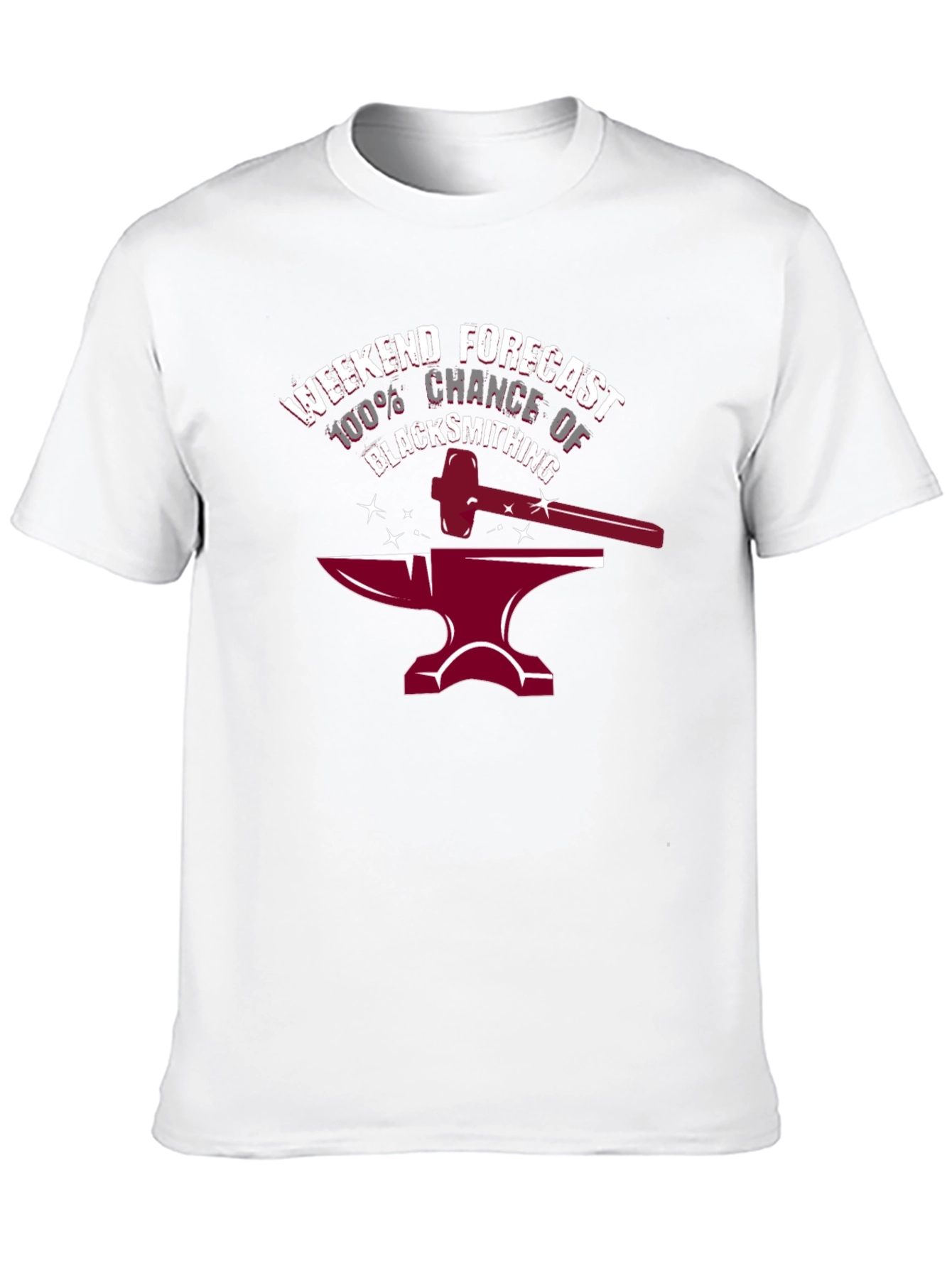 Blacksmithing Weekend Forecast T-Shirt